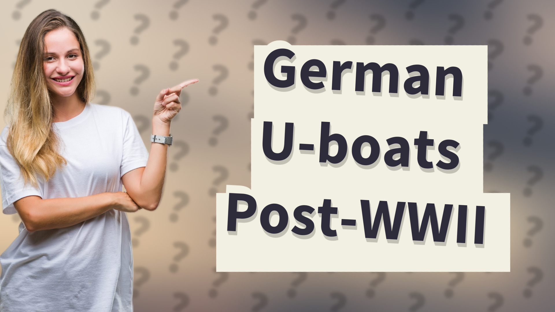 German U-boats Post-WWII