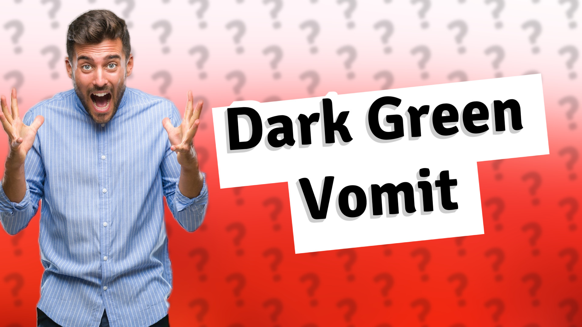 Dark Green Vomit