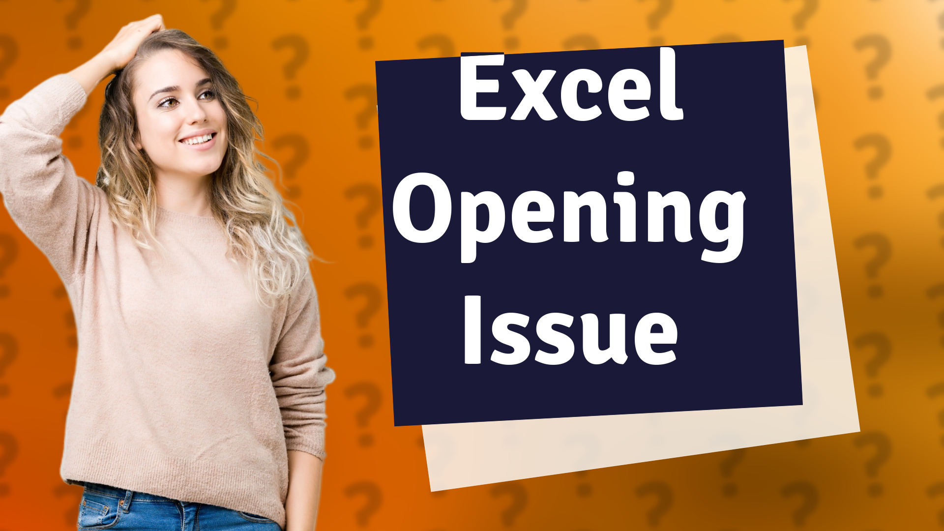 Excel Opening Issue
