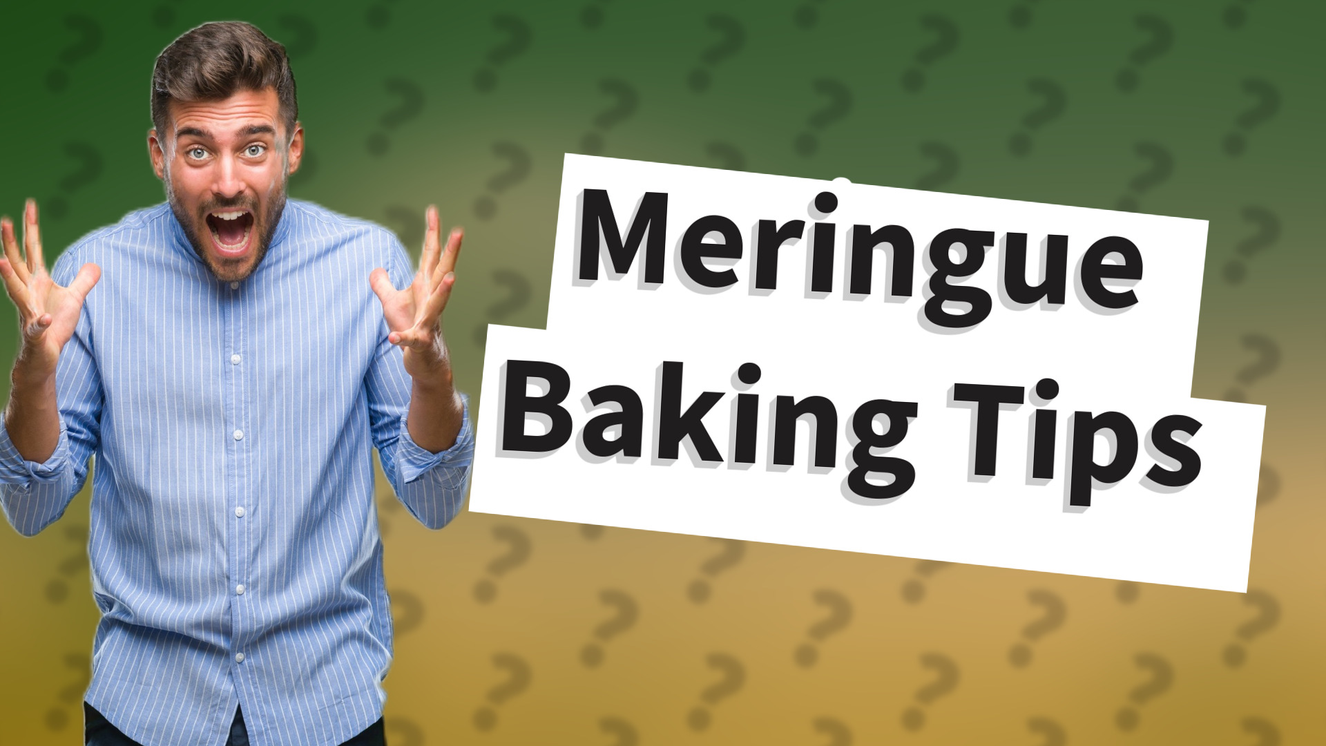 Meringue Baking Tips