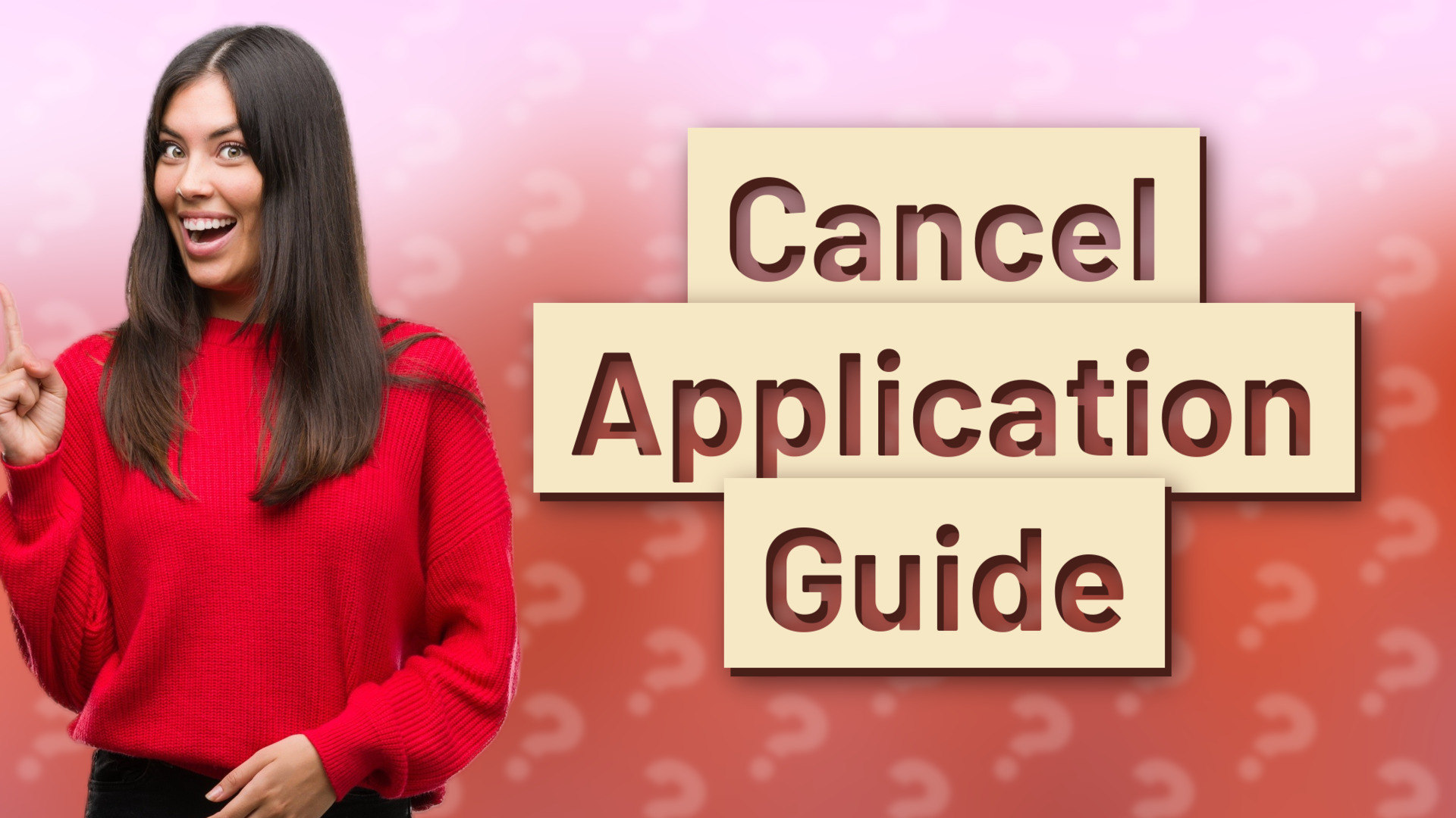 Cancel Application Guide