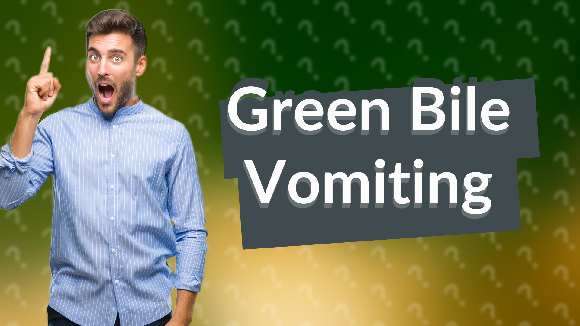 Green Bile Vomiting