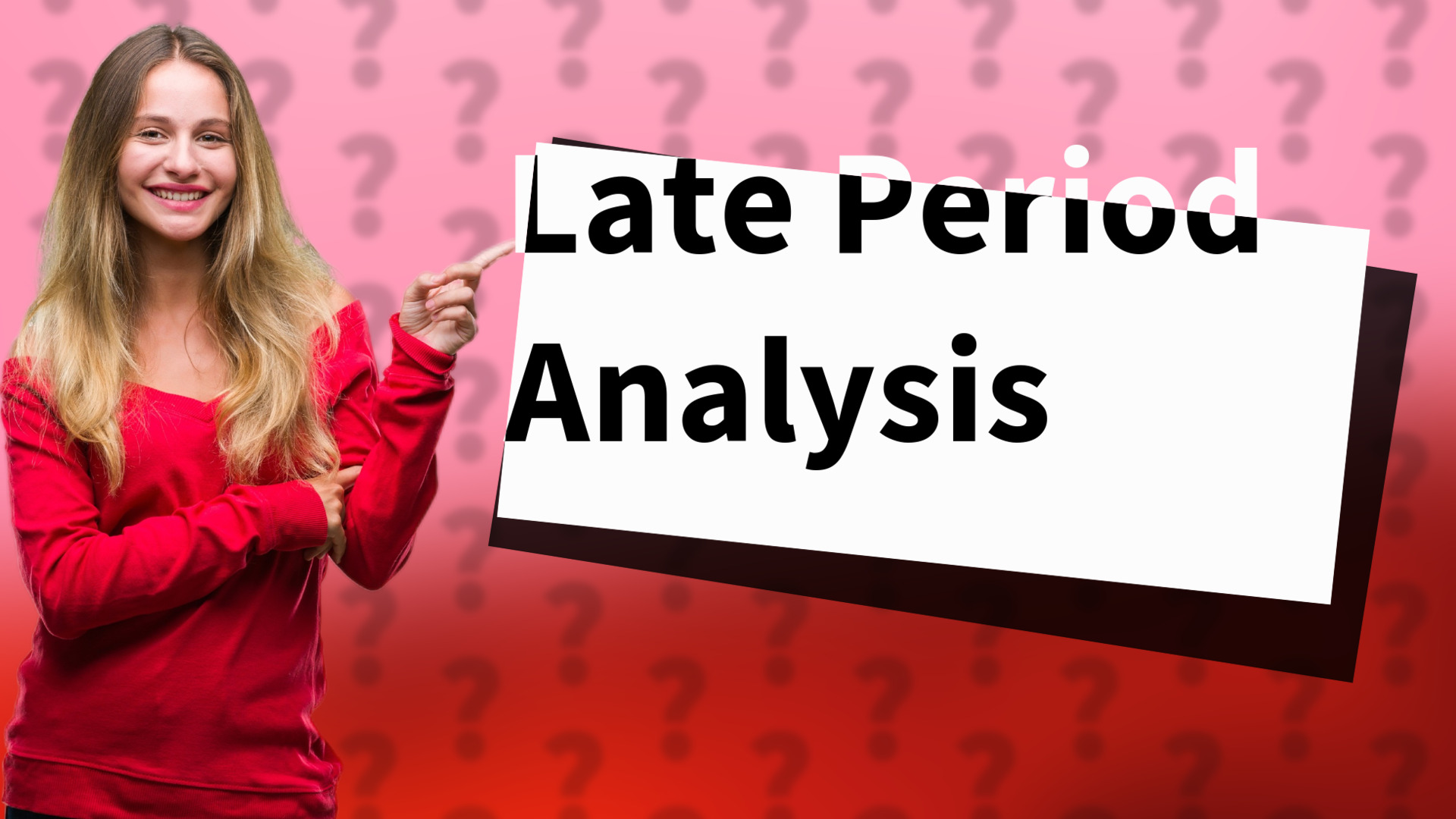 Late Period Analysis