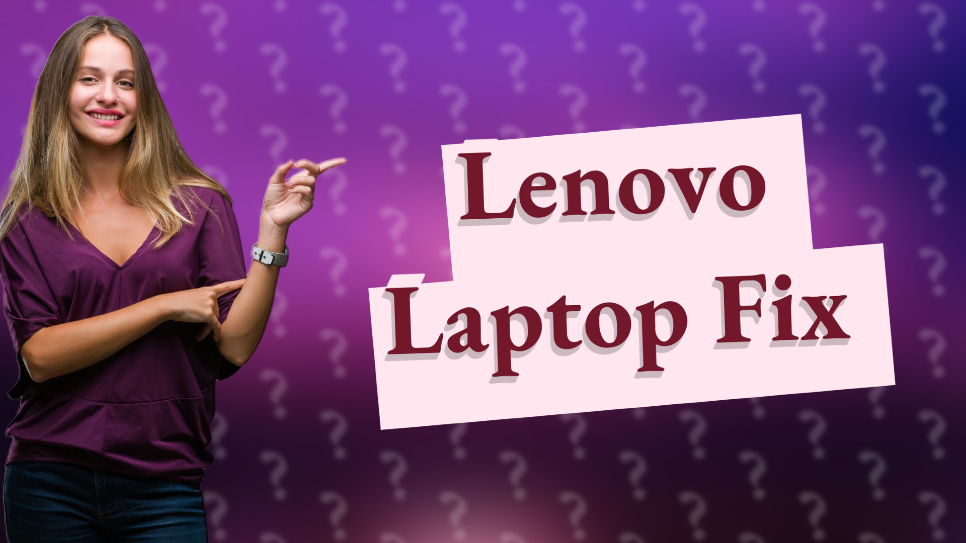 Lenovo Laptop Fix
