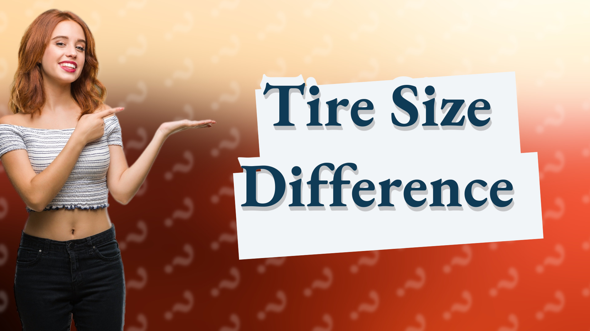 Tire Size Difference