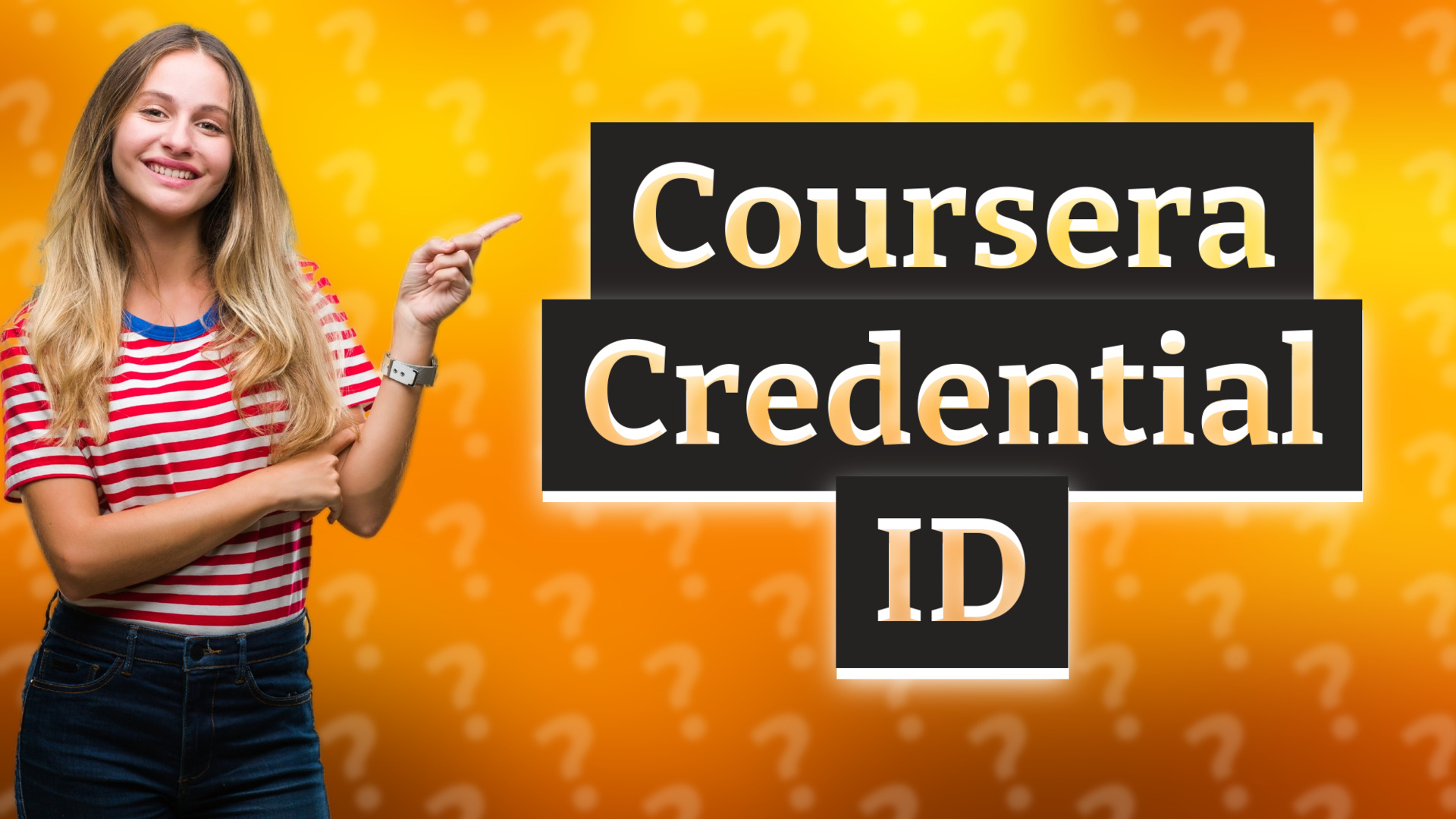 Coursera Credential ID