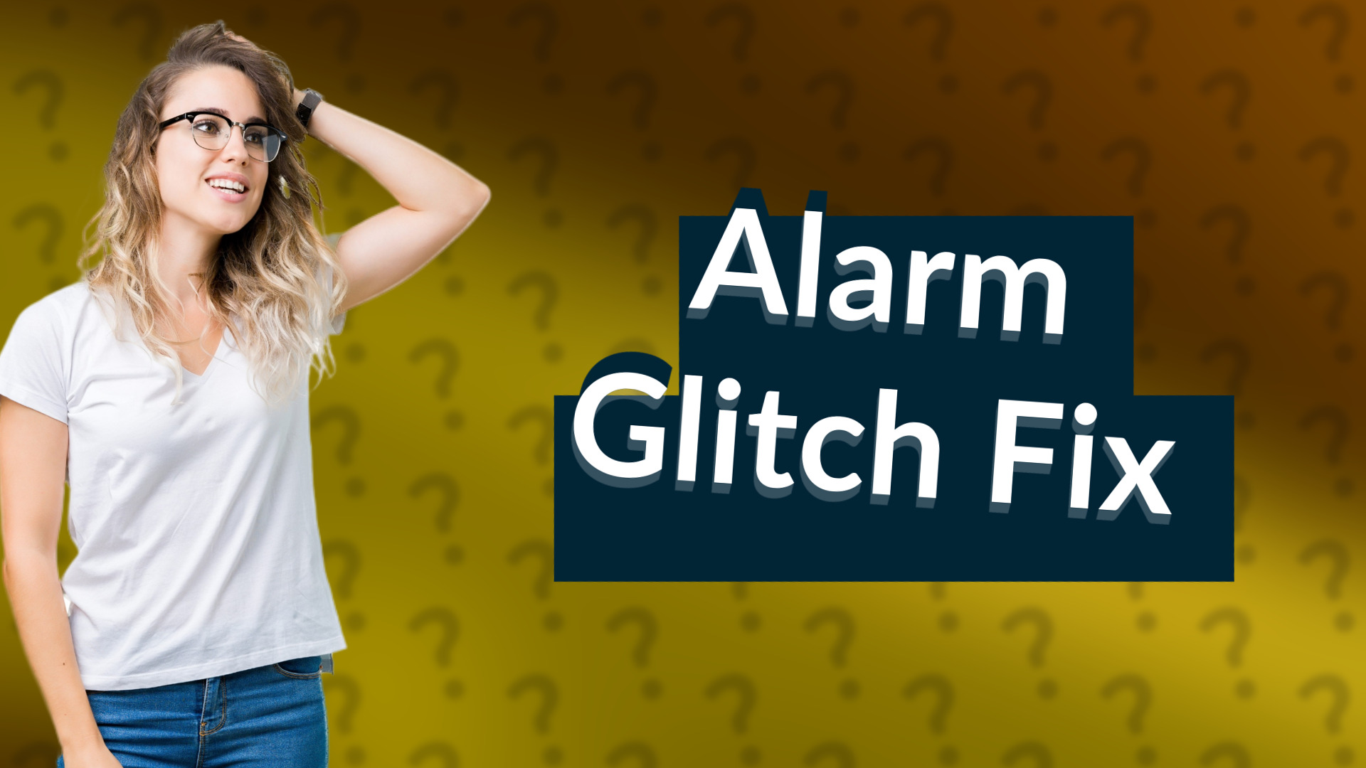 Alarm Glitch Fix
