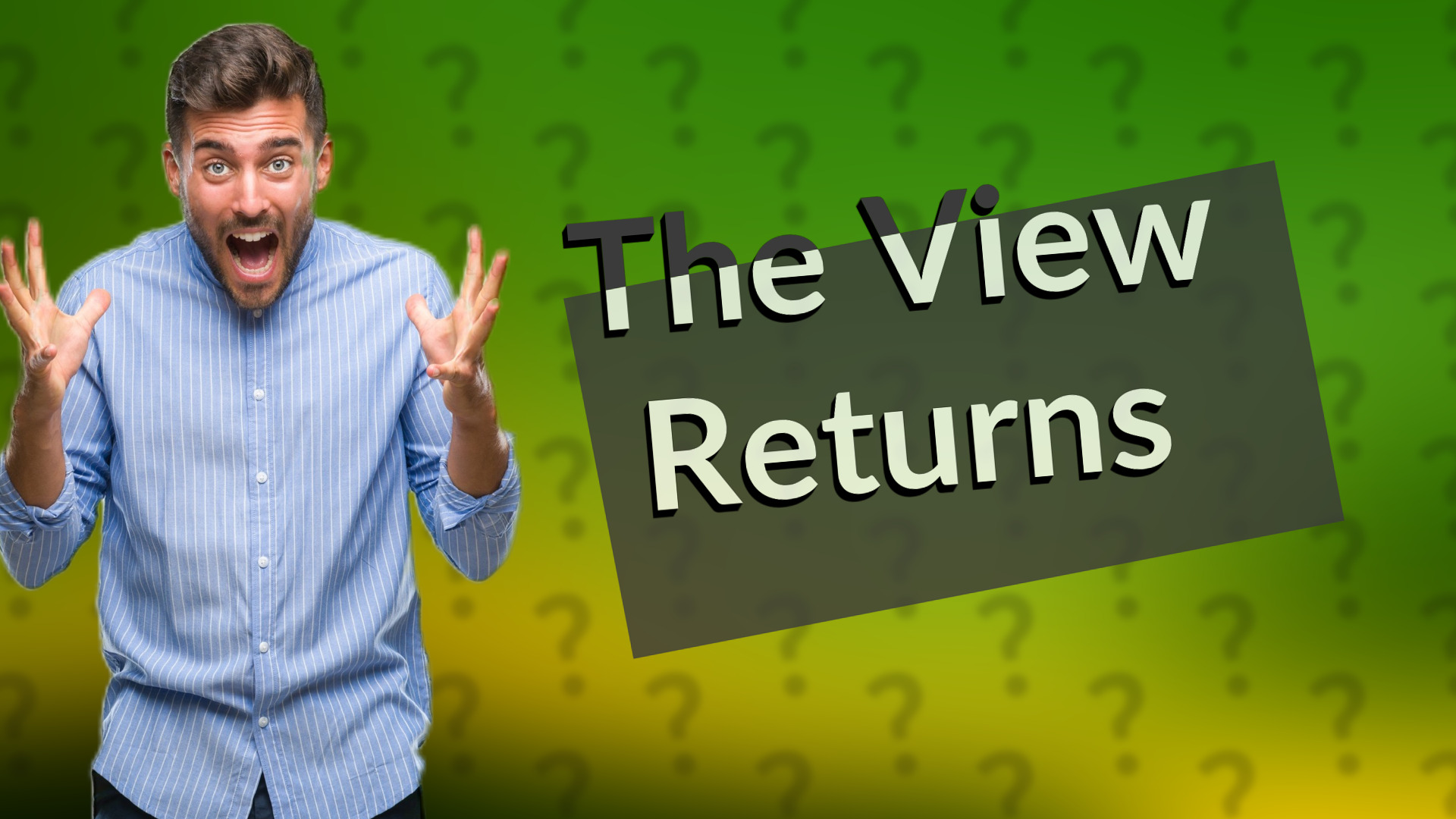 The View Returns