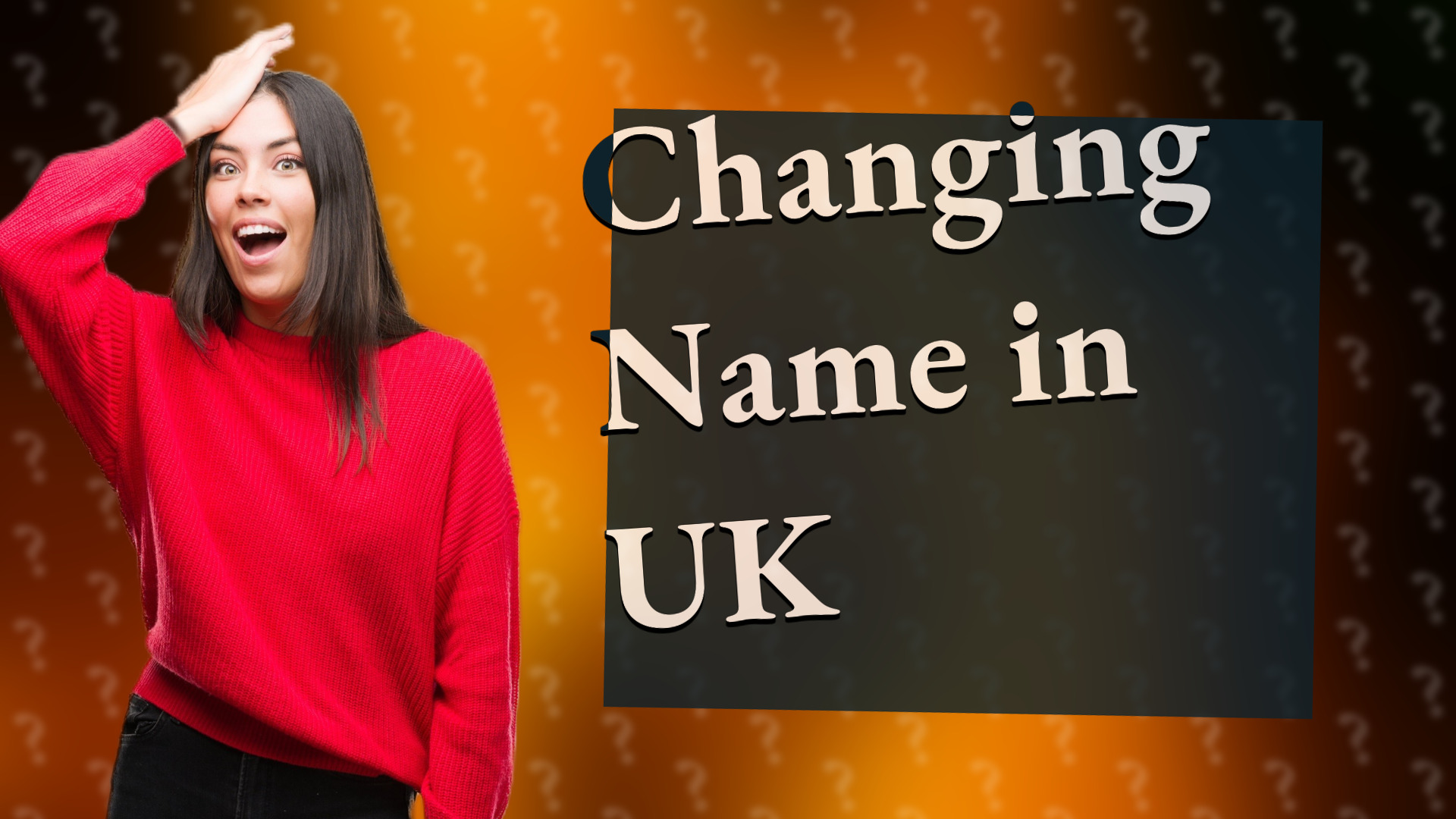 Changing Name in UK