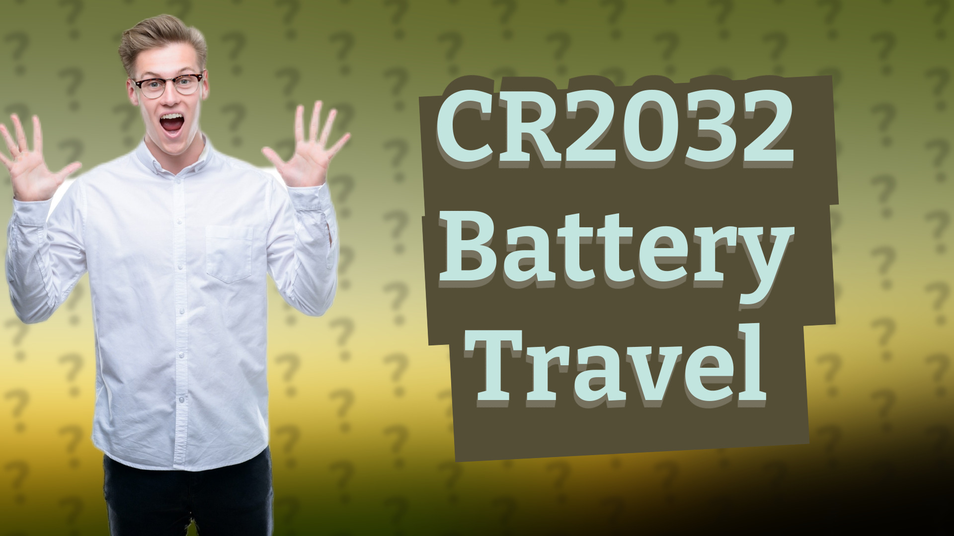 CR2032 Battery Travel