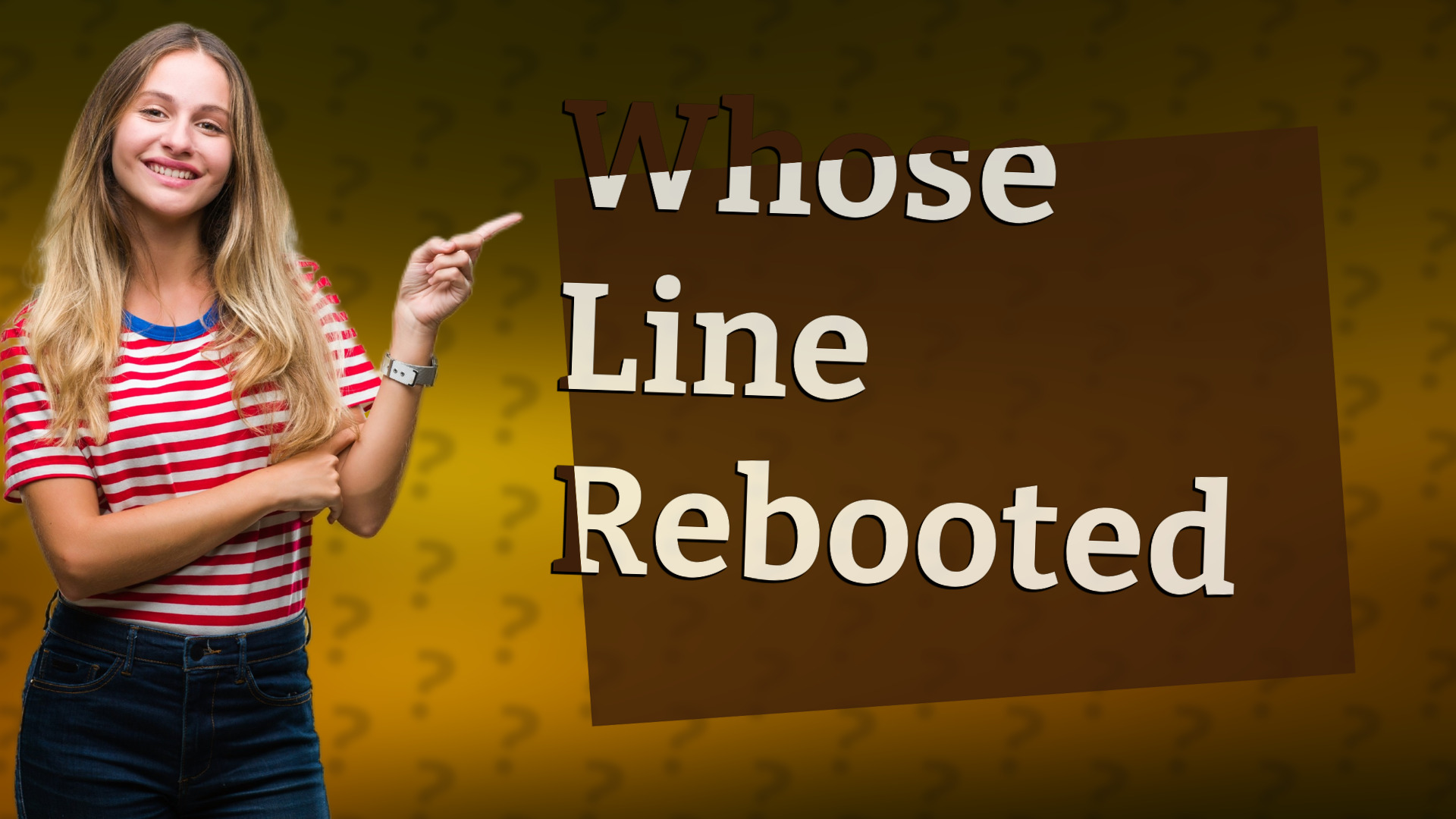 Whose Line Rebooted