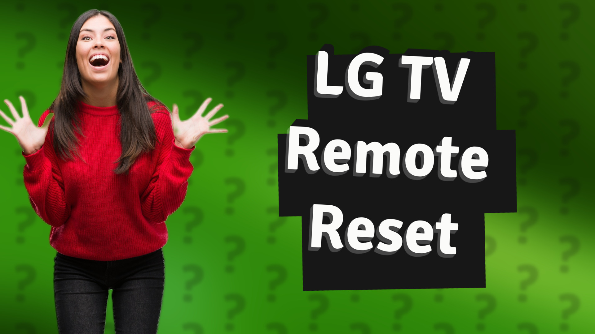 LG TV Remote Reset