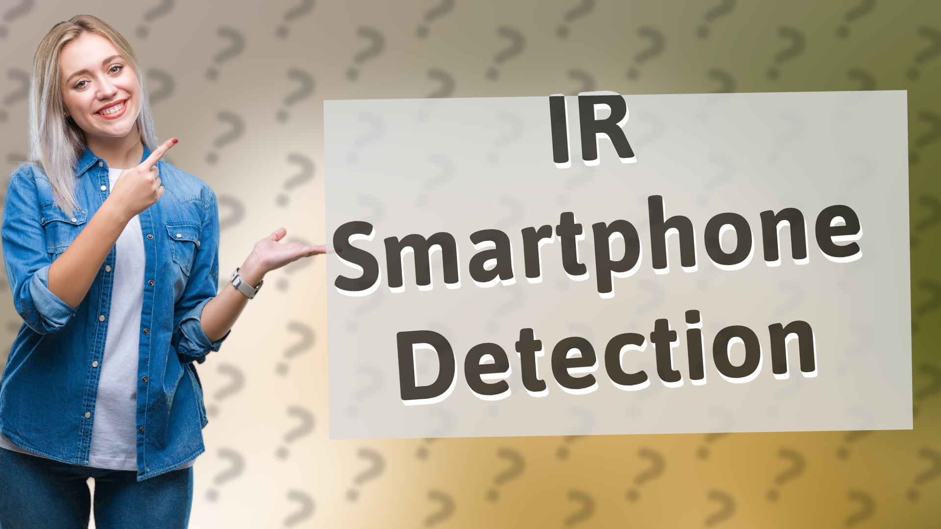 IR Smartphone Detection