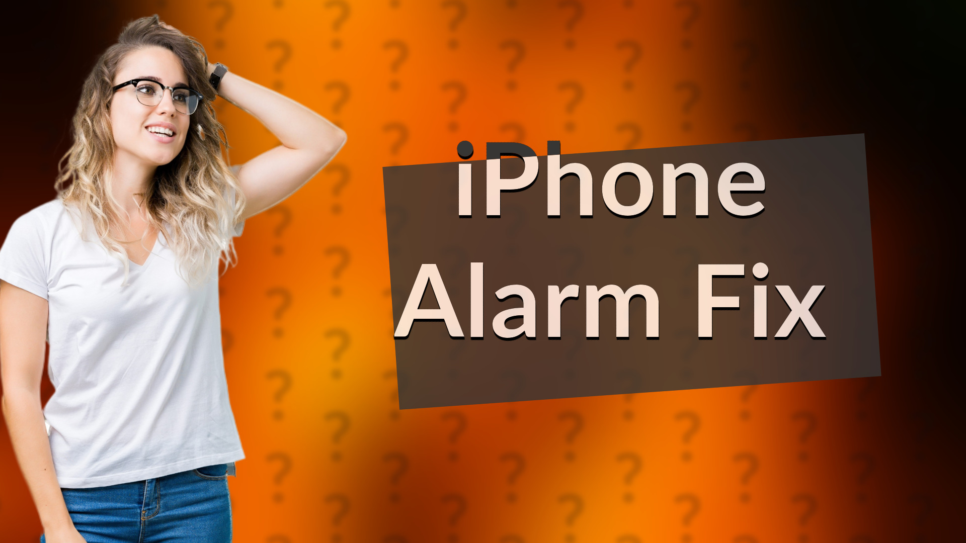 iPhone Alarm Fix
