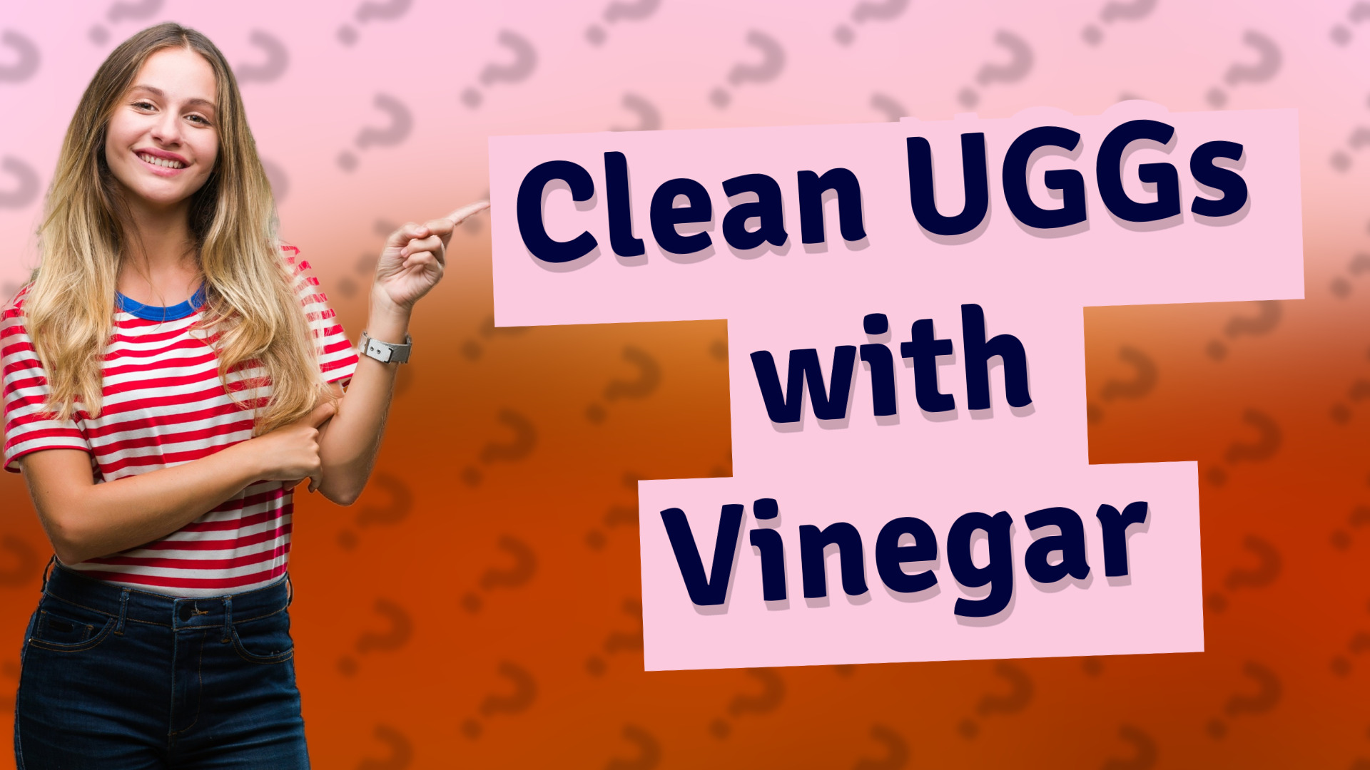 Clean UGGs with Vinegar