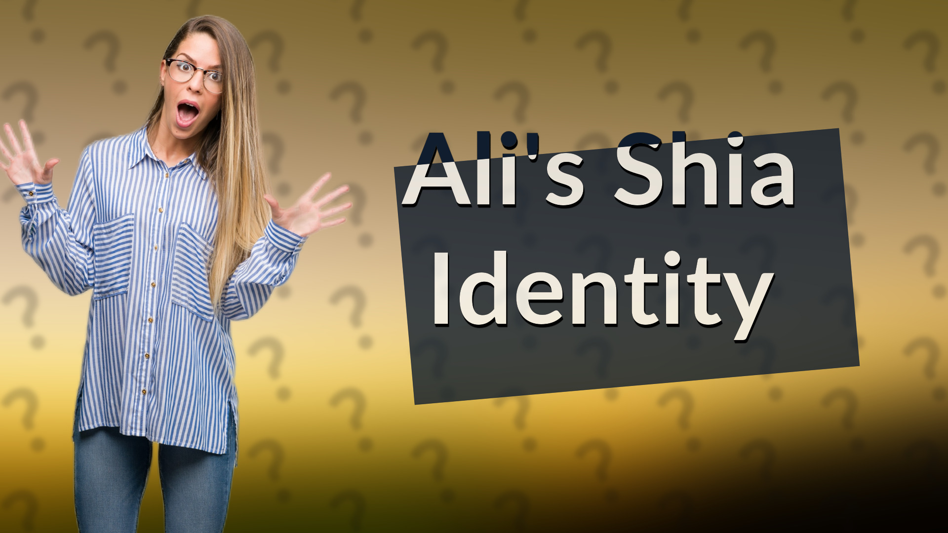 Ali's Shia Identity