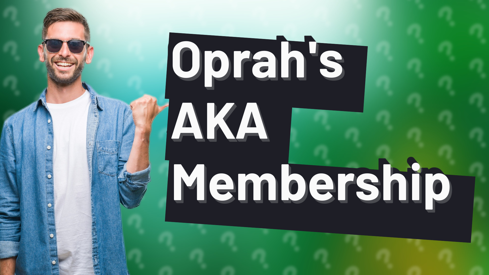 Oprah's AKA Membership