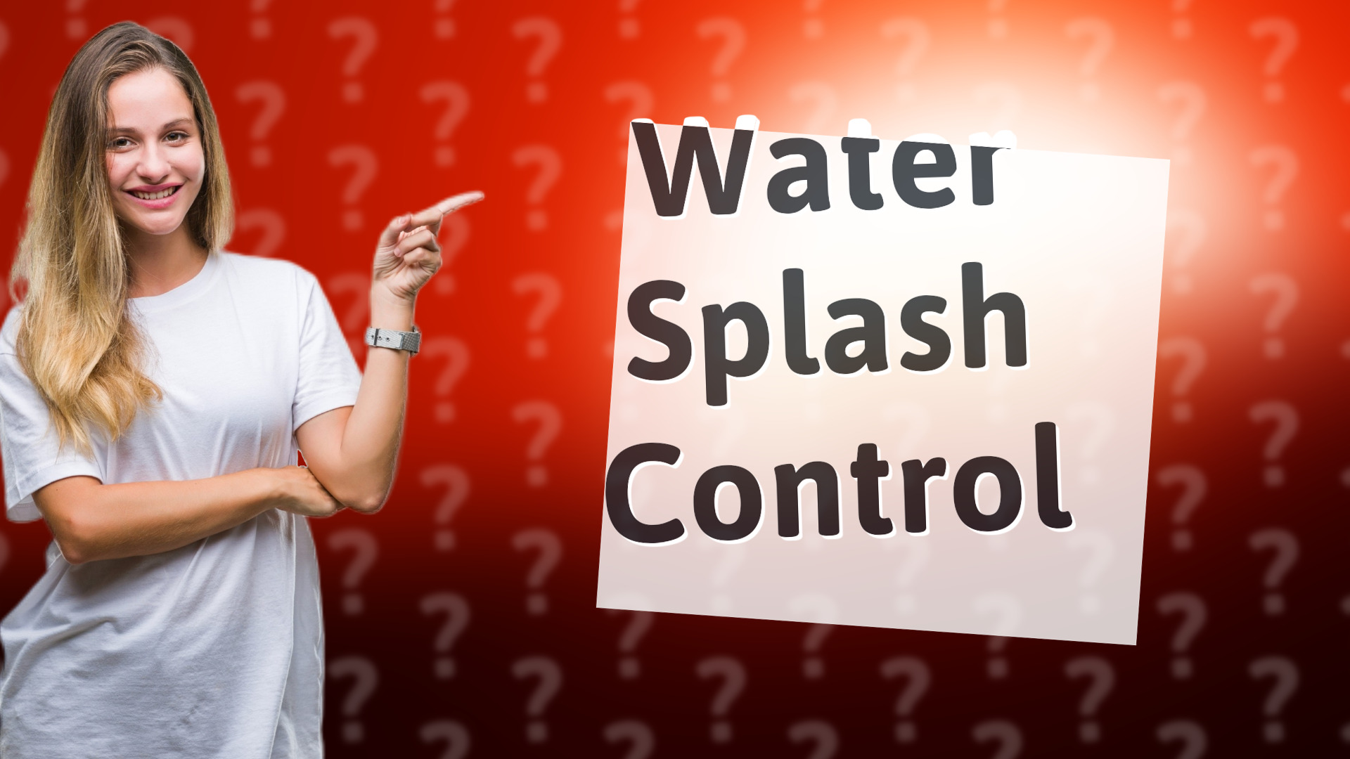 Water Splash Control