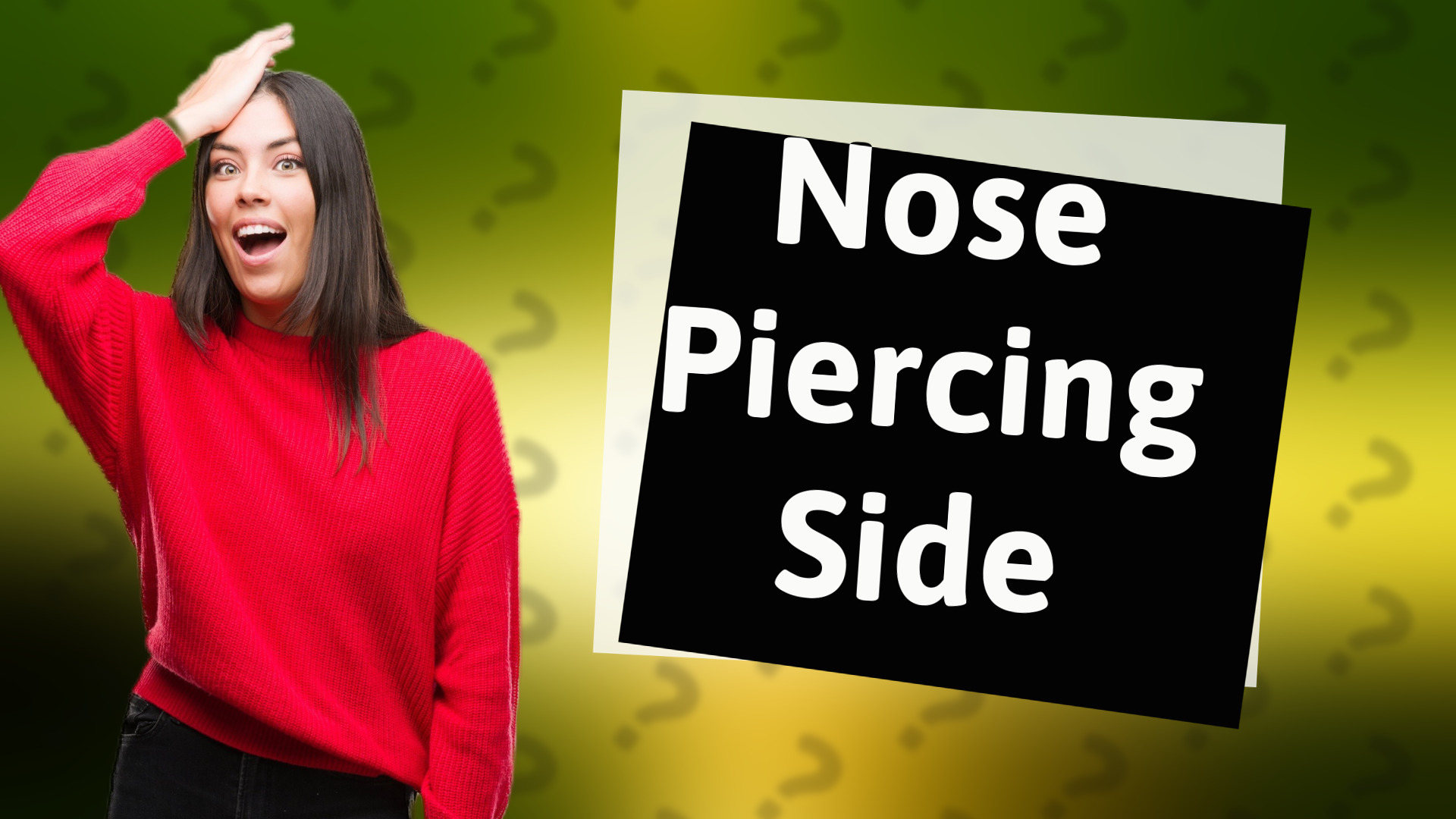 Nose Piercing Side