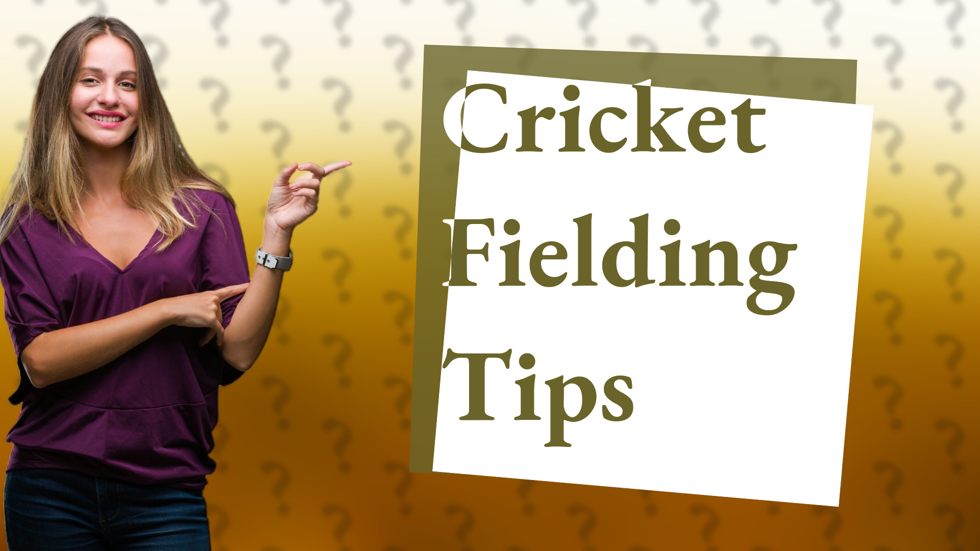 Cricket Fielding Tips