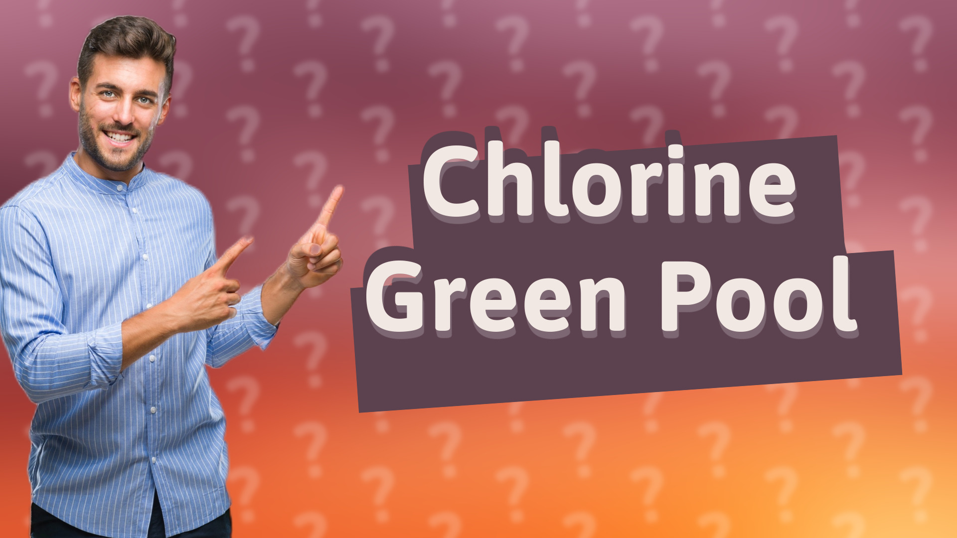 Chlorine Green Pool