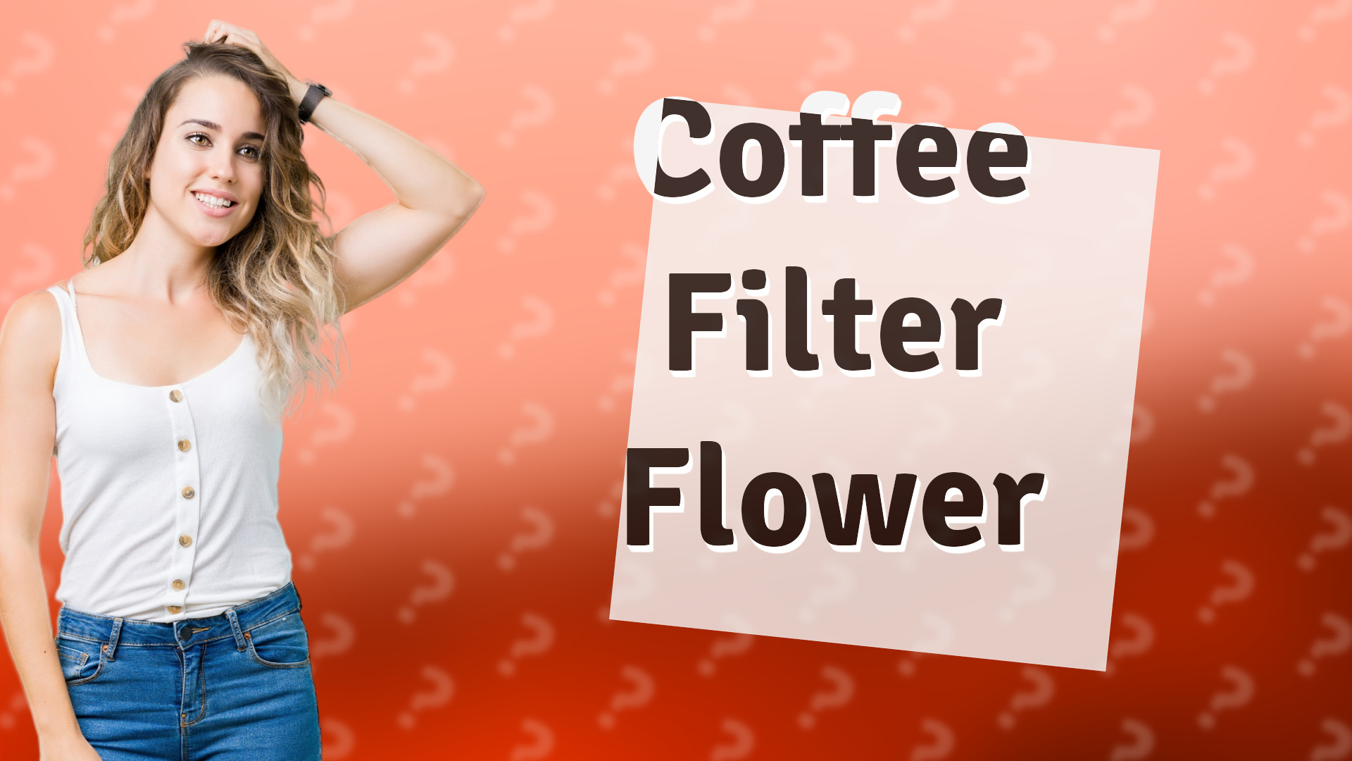 Coffee Filter Flower