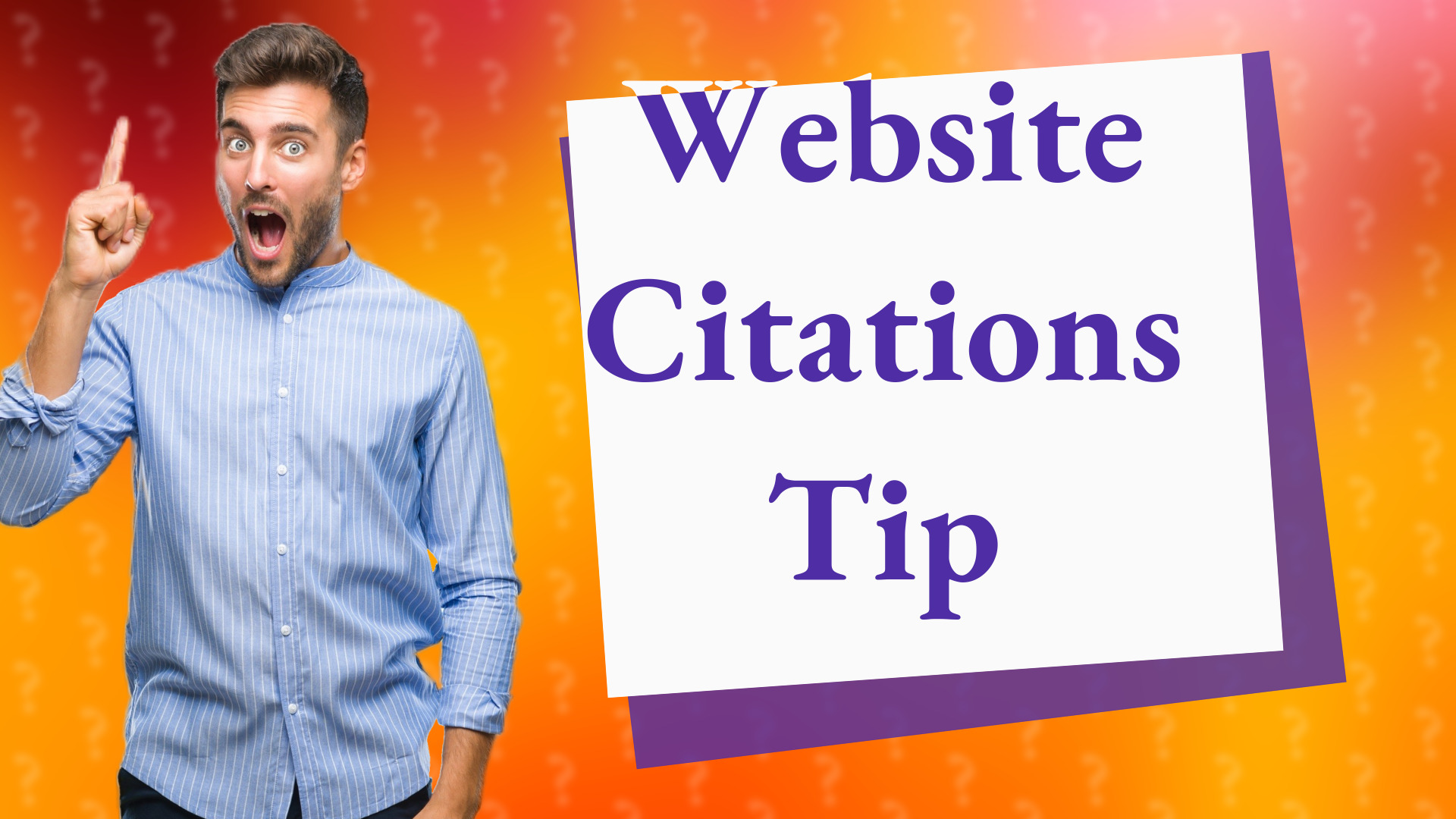 Website Citations Tip