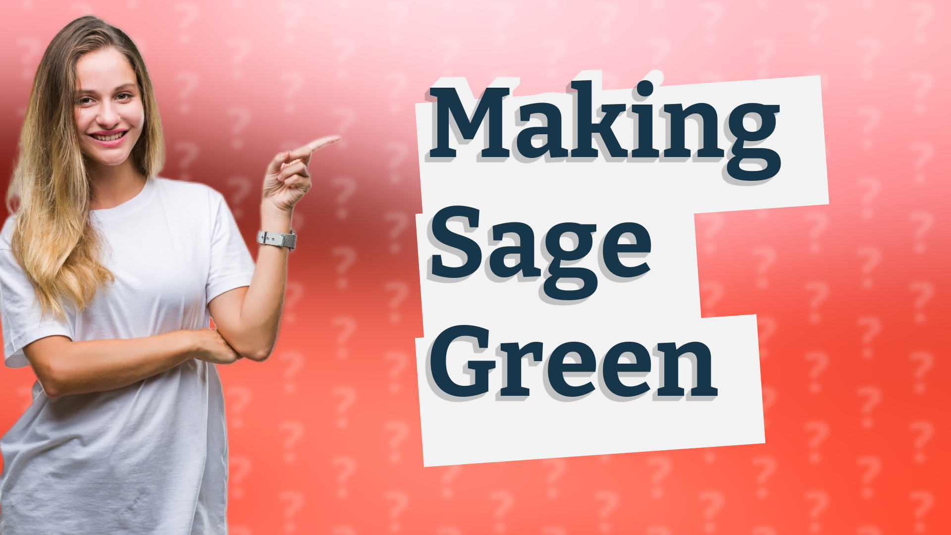 Making Sage Green
