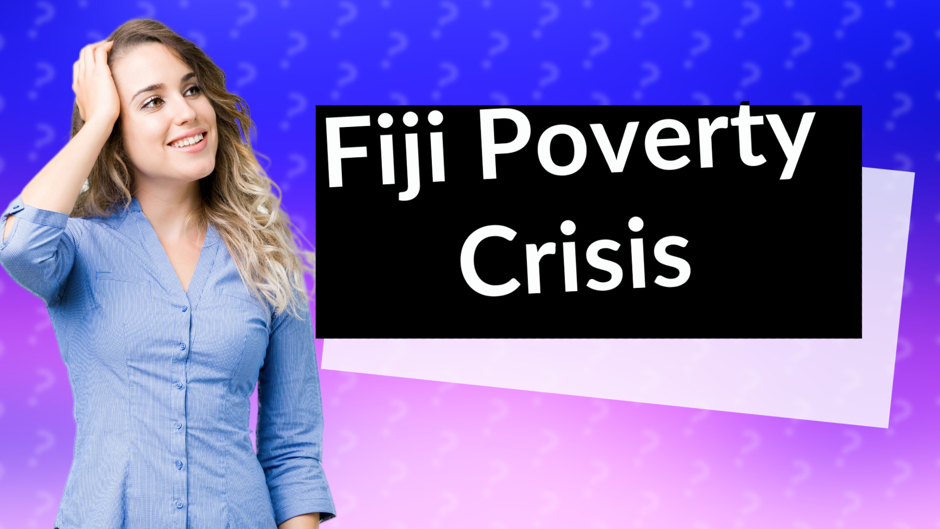 Fiji Poverty Crisis
