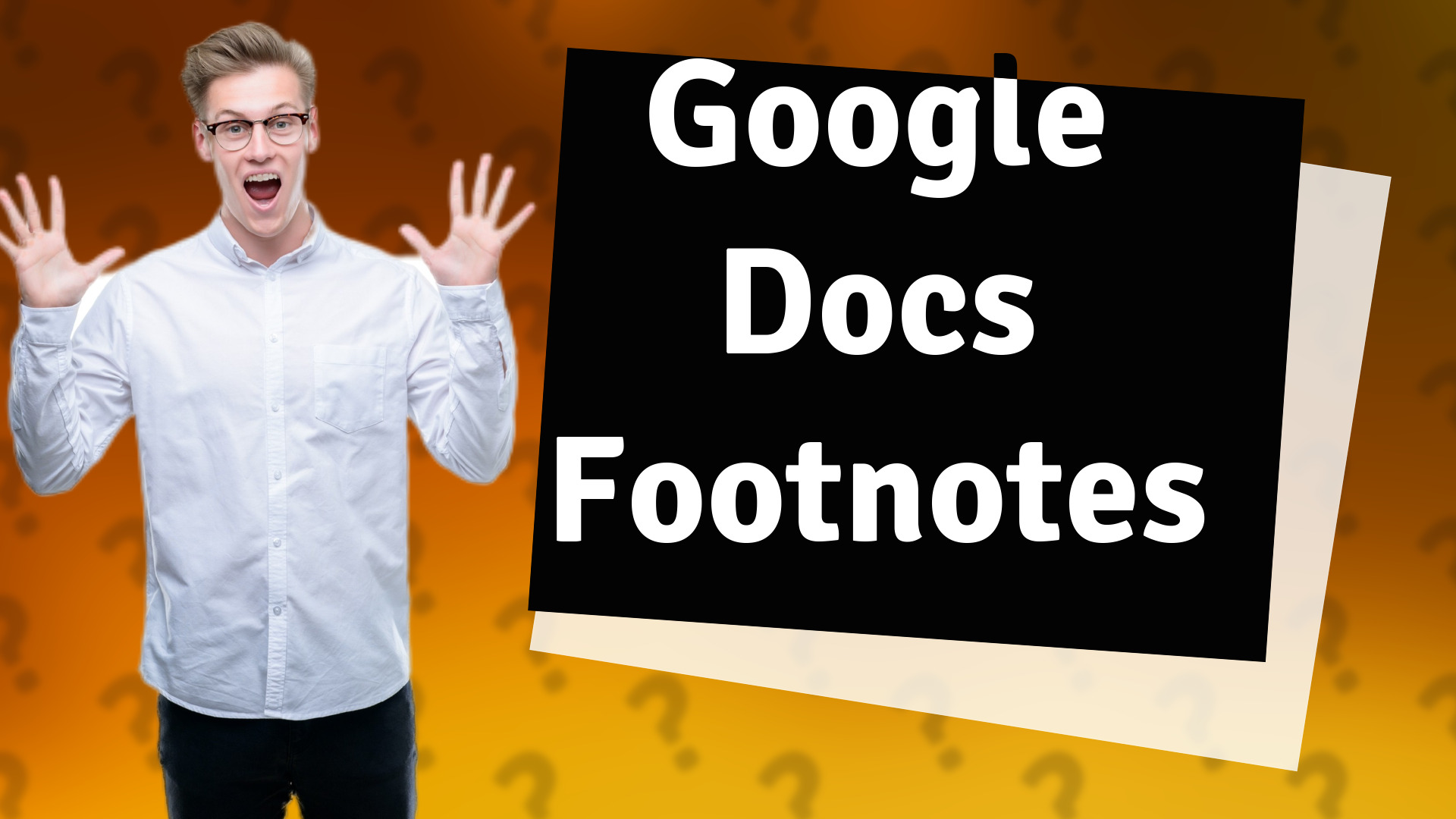 Google Docs Footnotes
