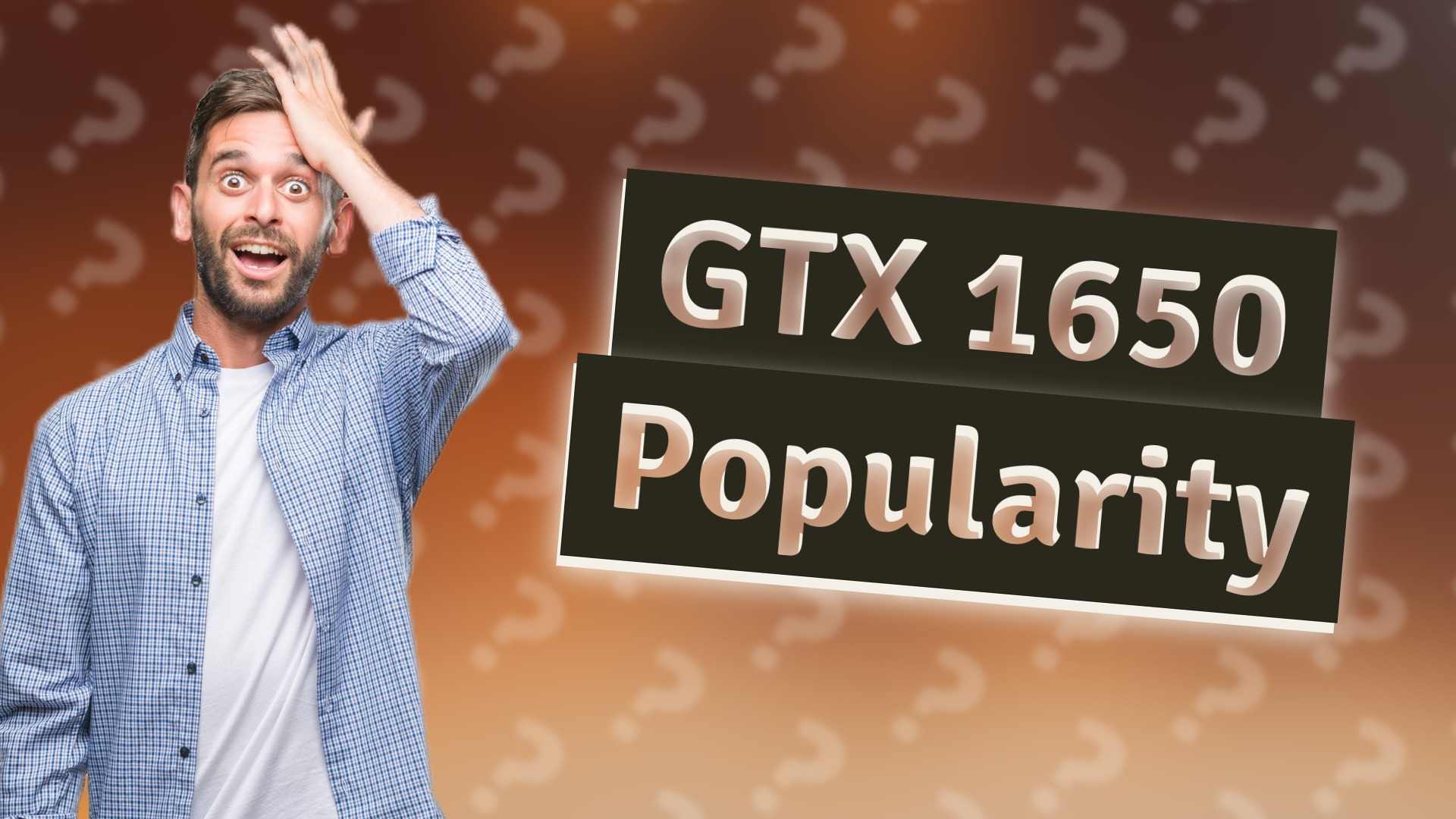 GTX 1650 Popularity