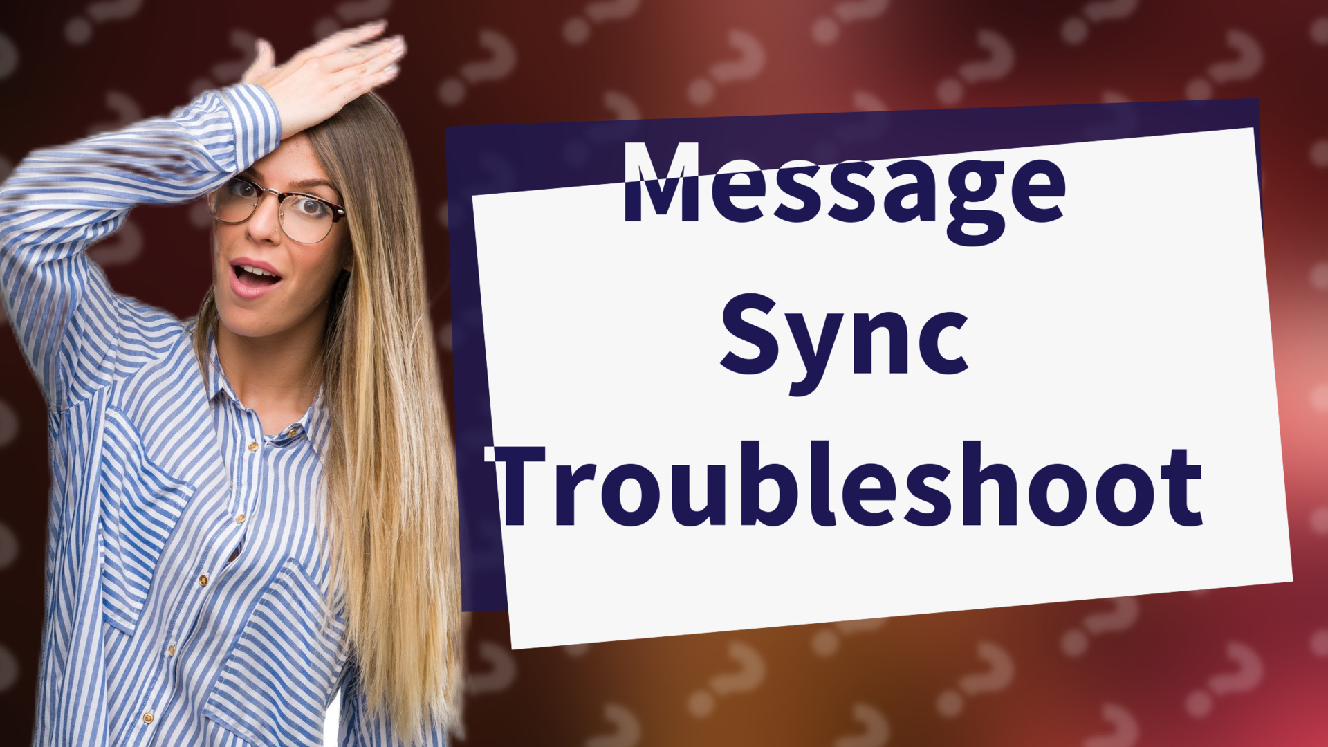 Message Sync Troubleshoot
