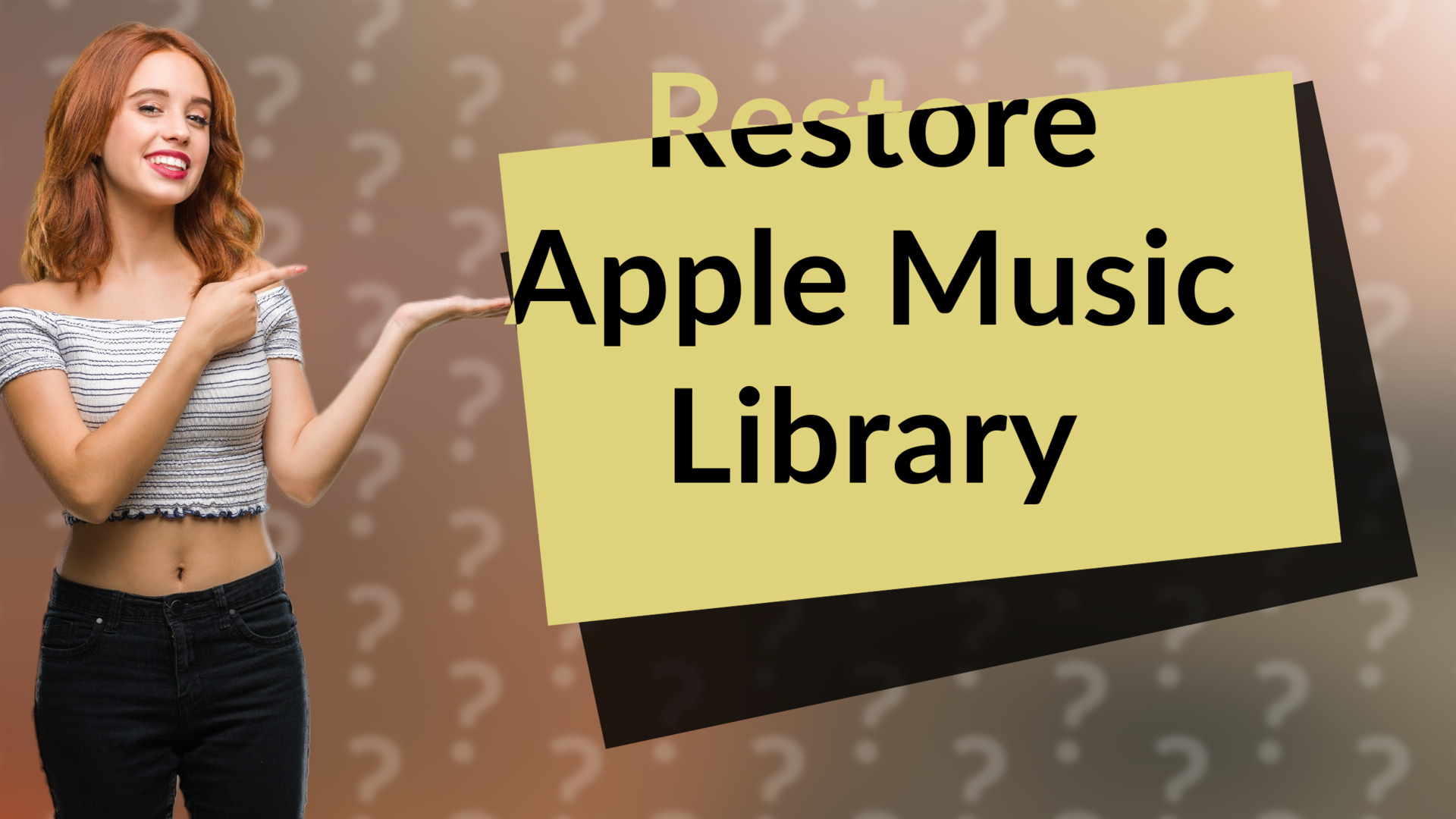 Restore Apple Music Library