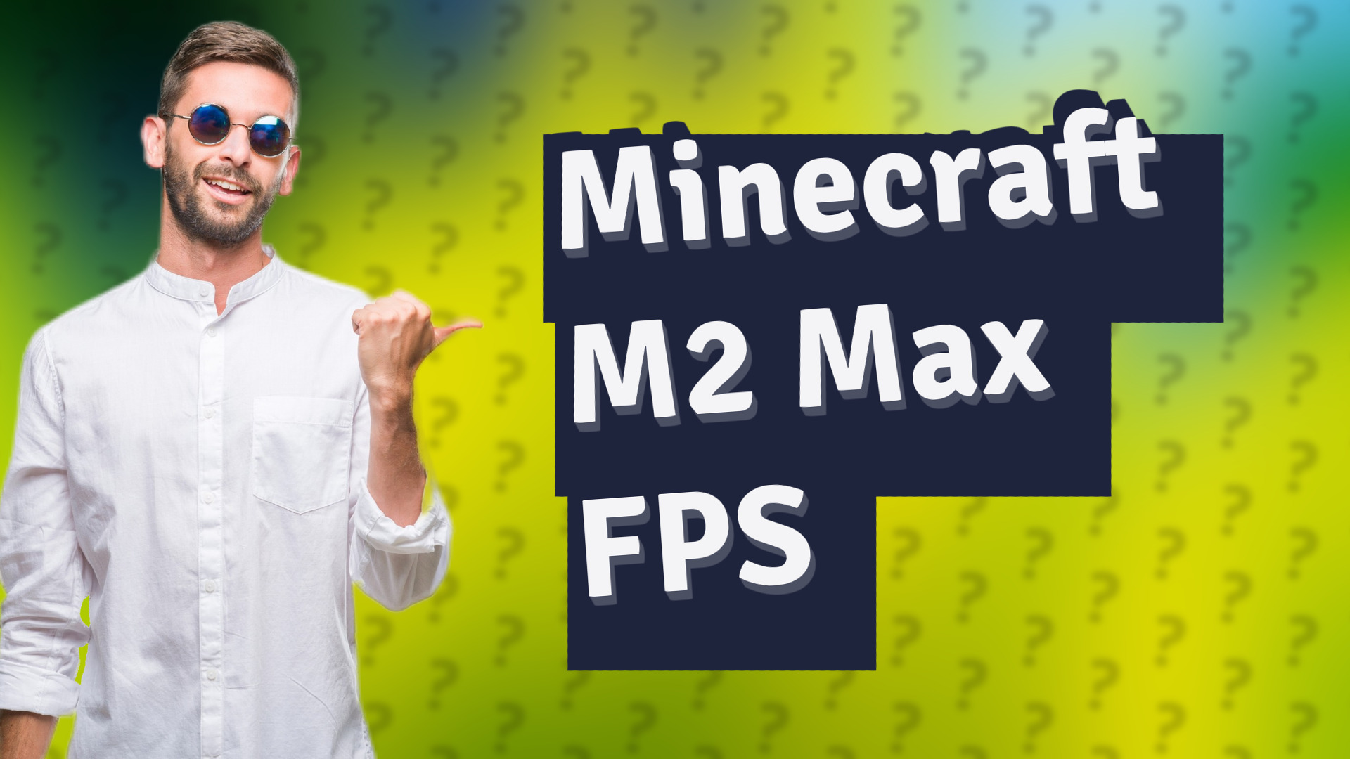Minecraft M2 Max FPS
