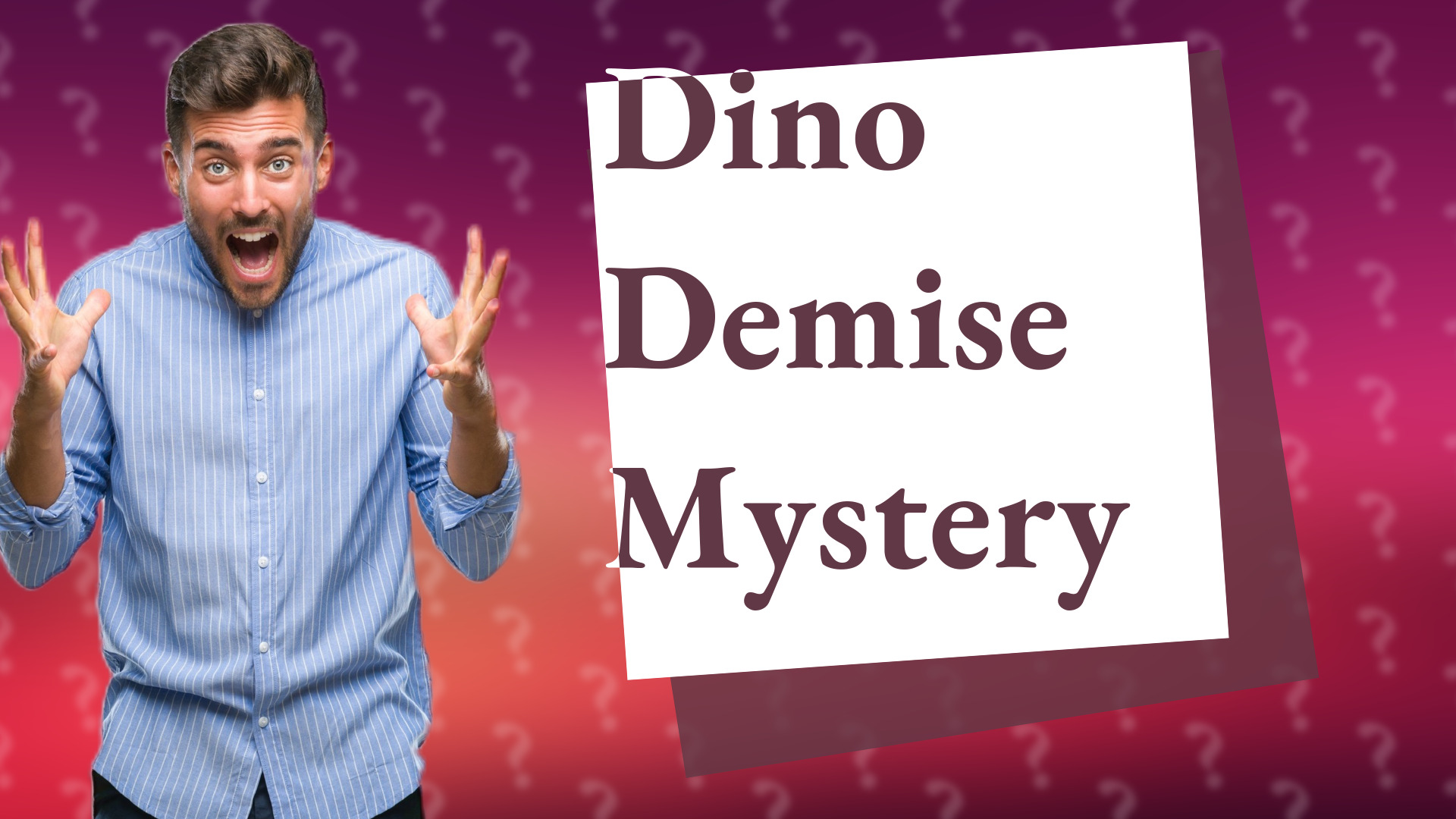 Dino Demise Mystery