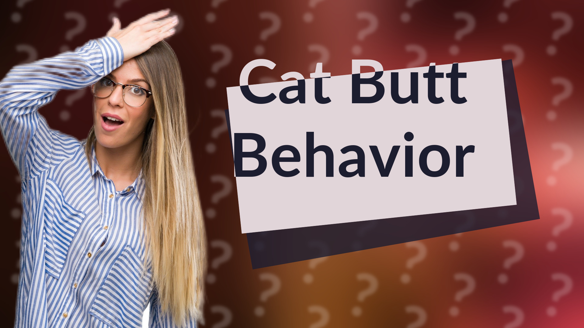 Cat Butt Behavior