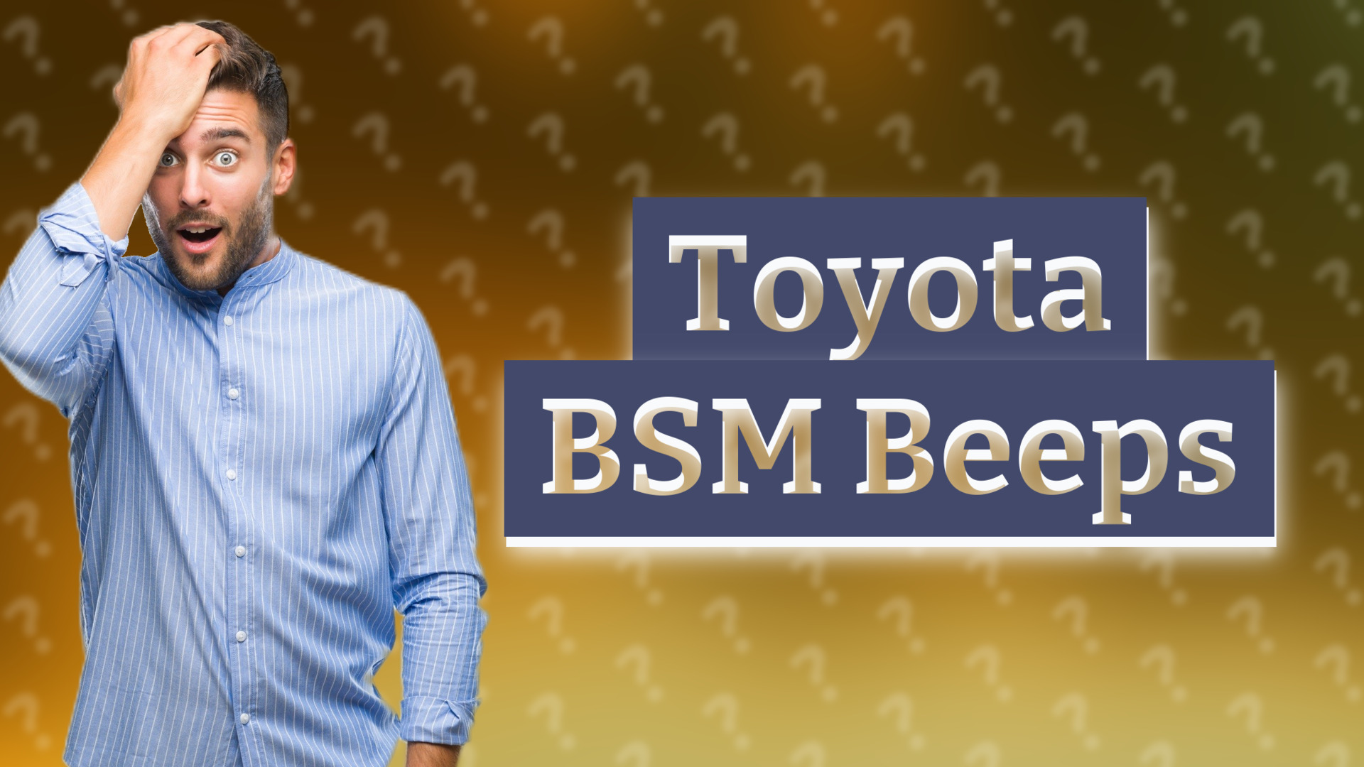Toyota BSM Beeps