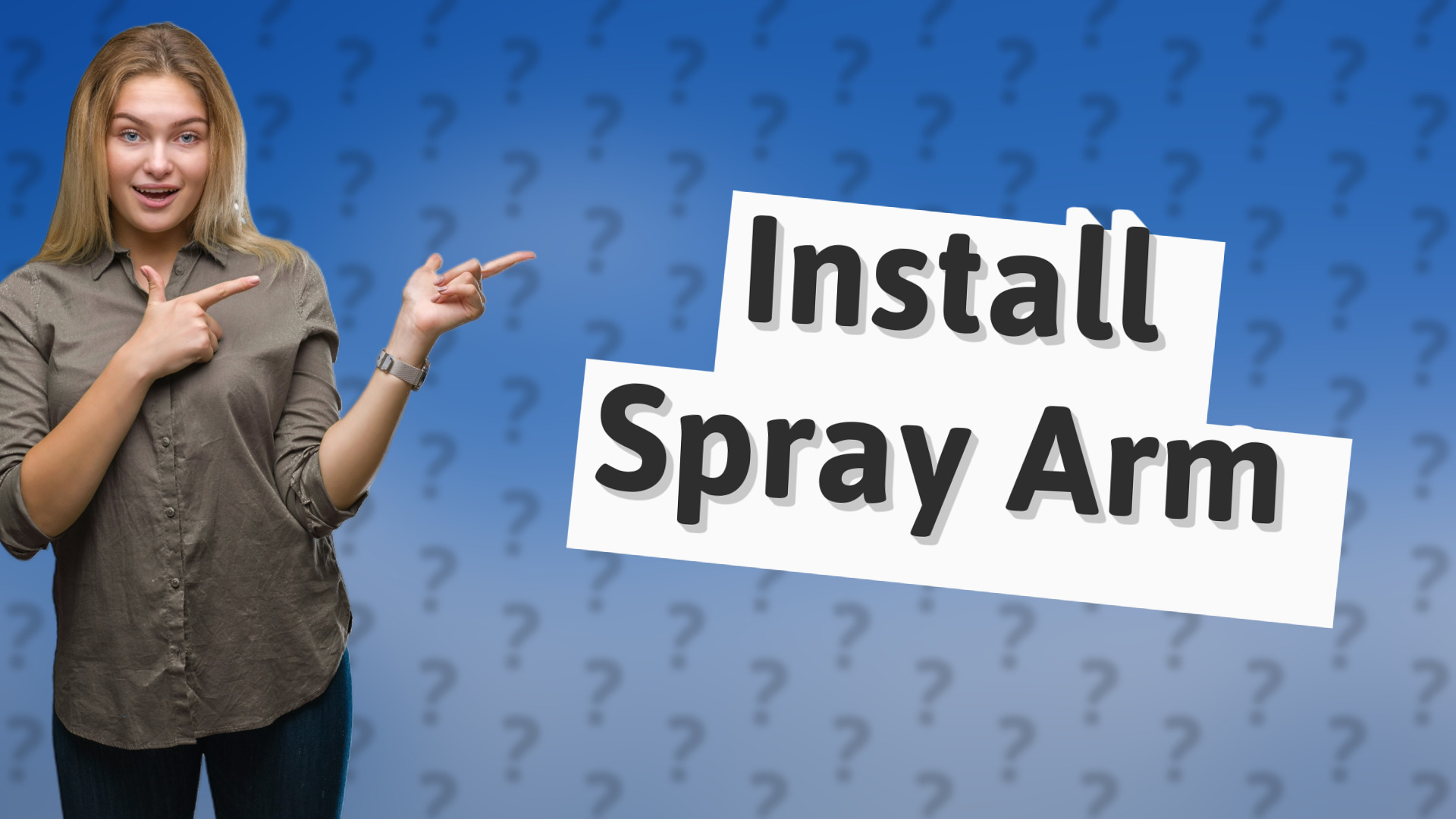 Install Spray Arm