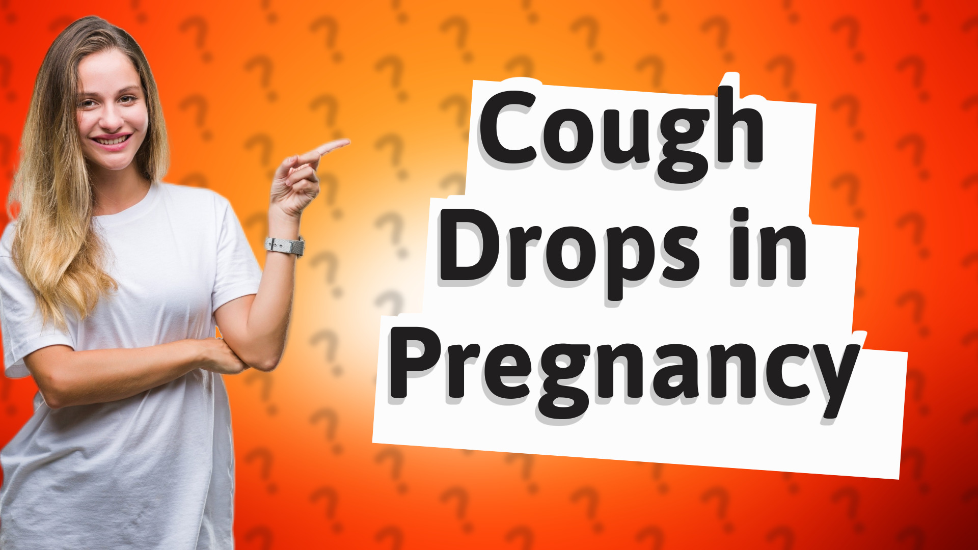 Cough Drops in Pregnancy