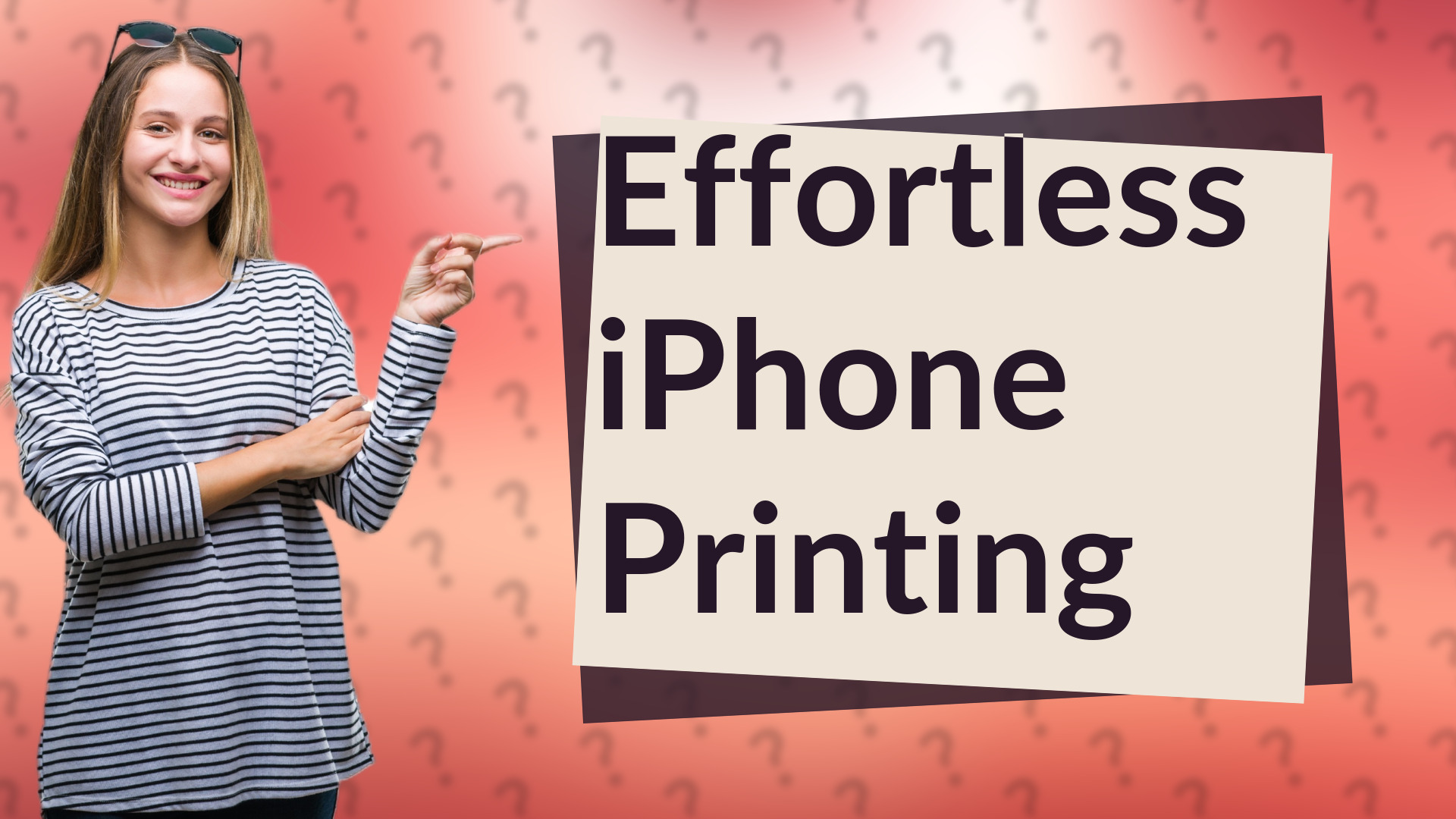 Effortless iPhone Printing