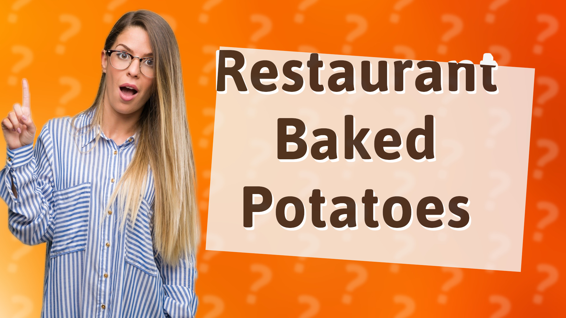 Restaurant Baked Potatoes