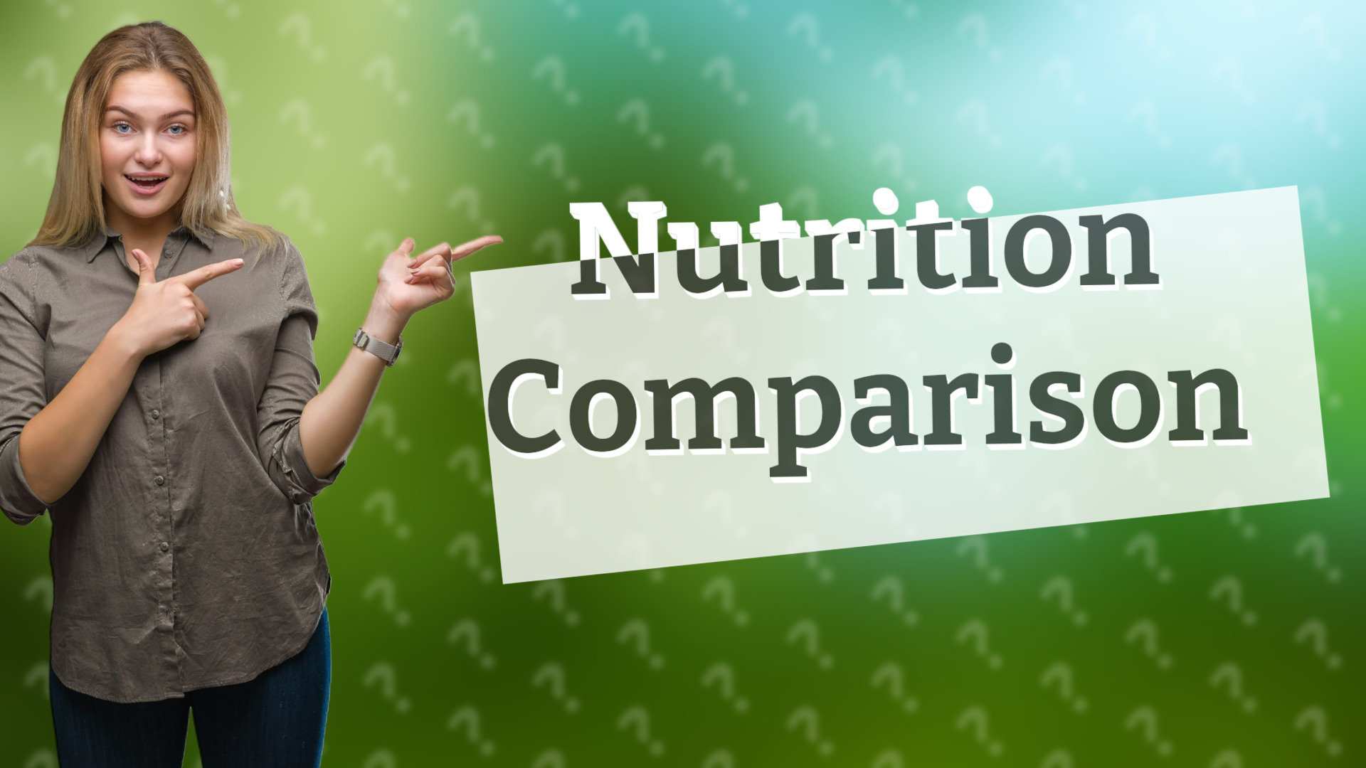 Nutrition Comparison