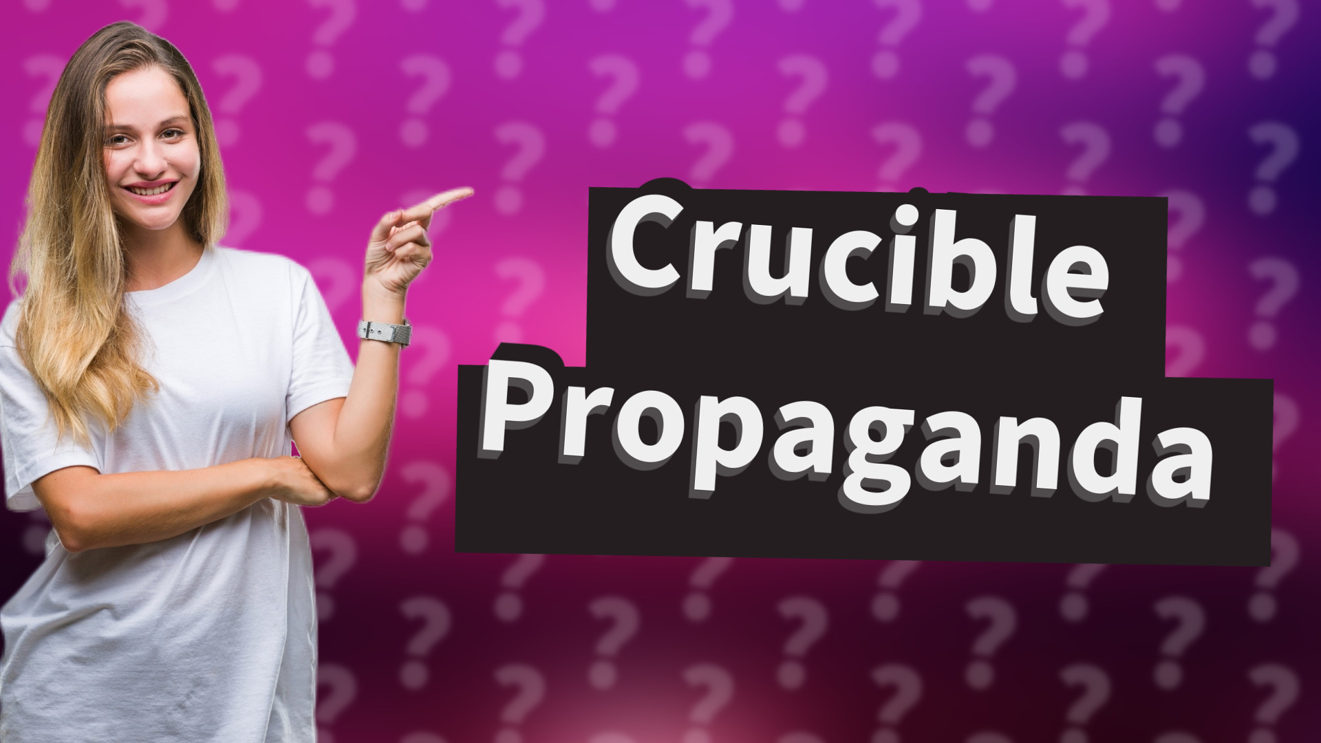 Crucible Propaganda
