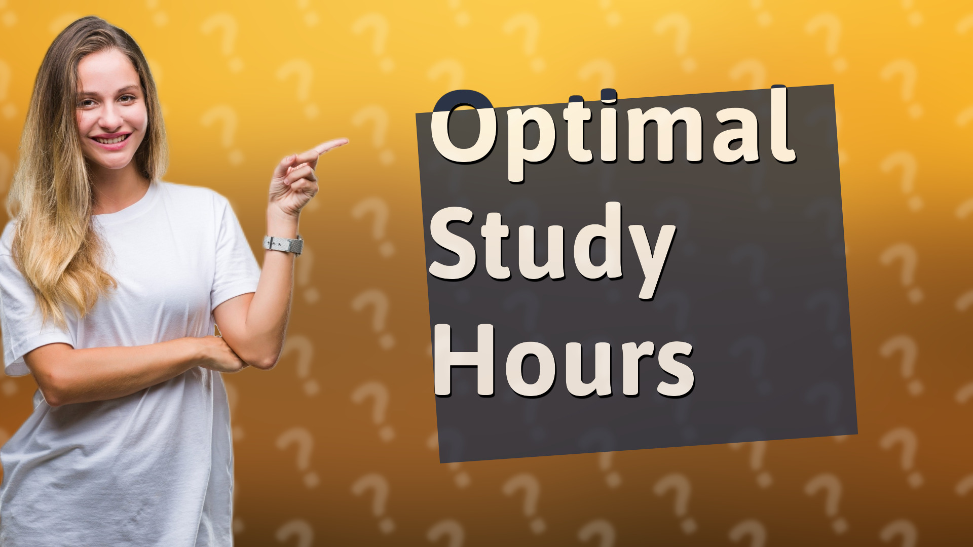 Optimal Study Hours
