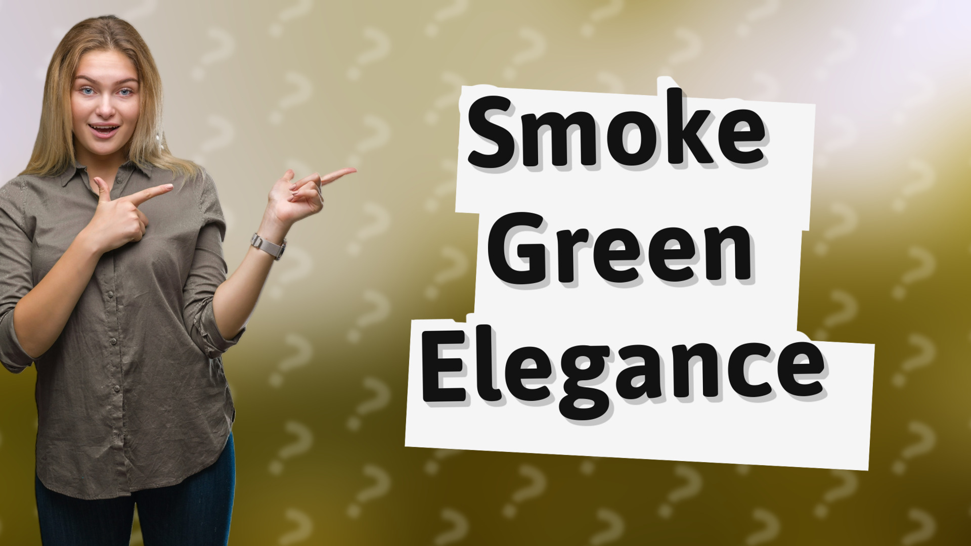 Smoke Green Elegance