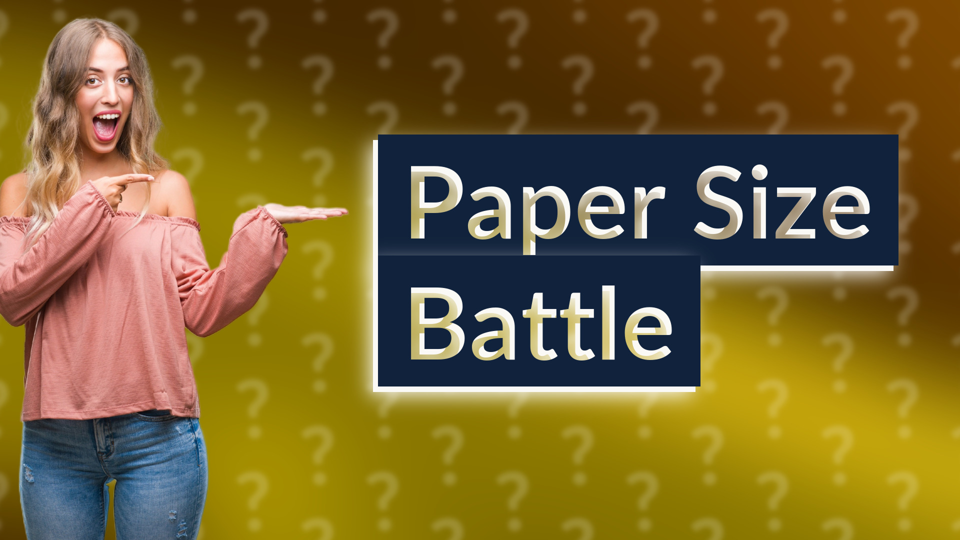 Paper Size Battle
