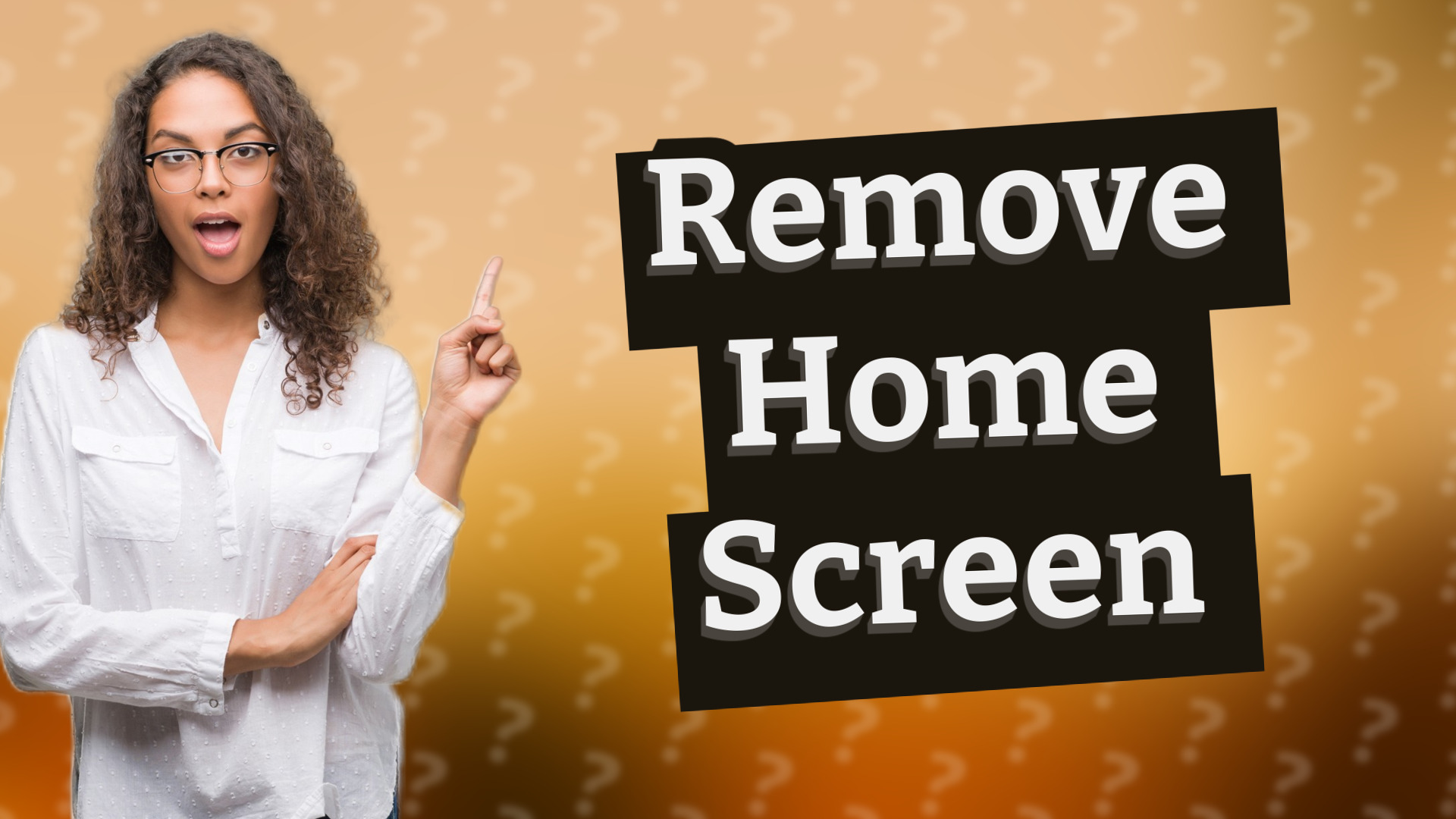 Remove Home Screen