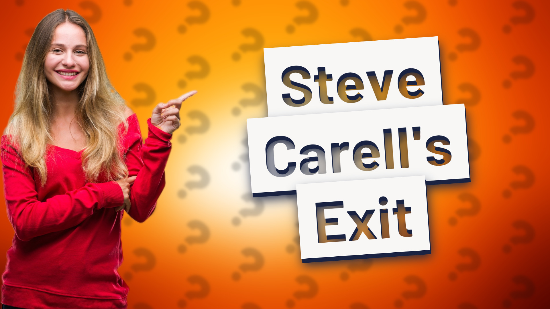 Steve Carell's Exit