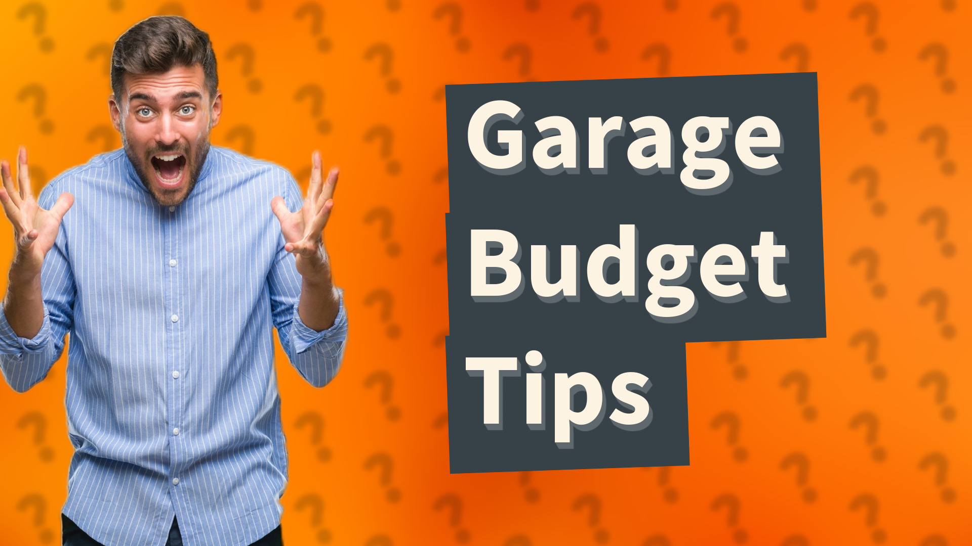Garage Budget Tips