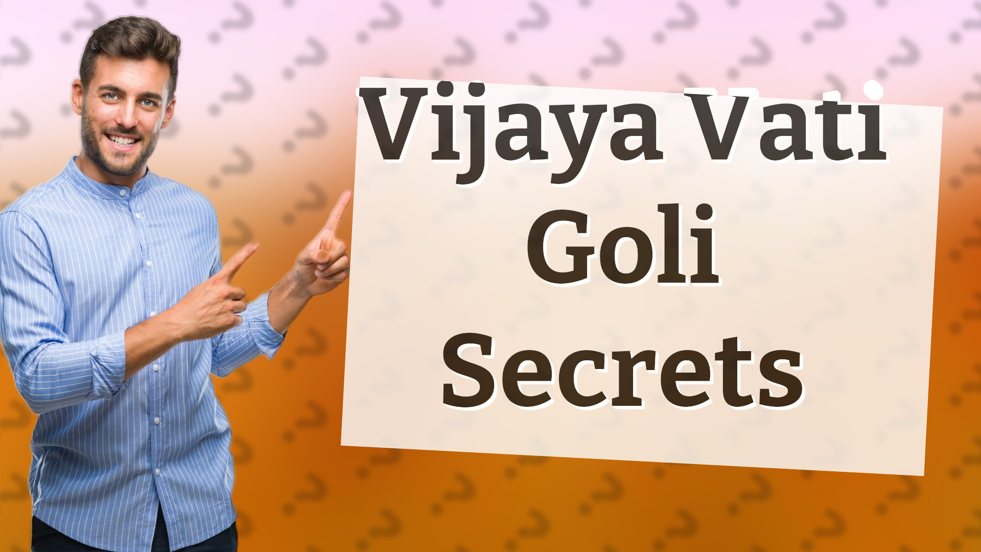 Vijaya Vati Goli Secrets